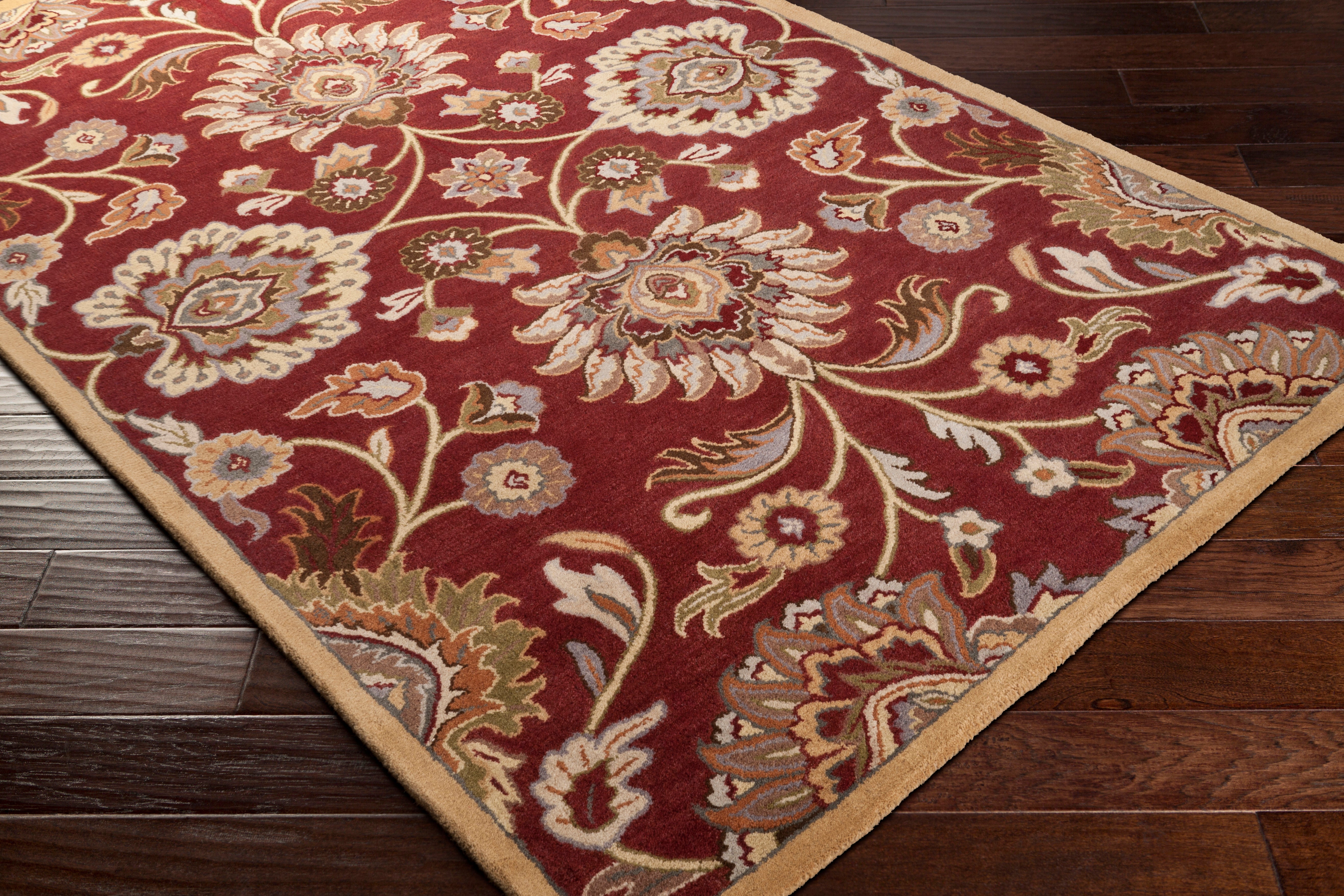 LIVABLISS Caesar CAE-1061 Dark-Red Area Rug