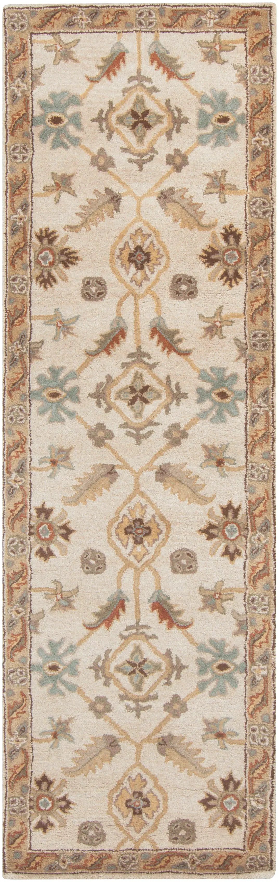 Caesar CAE-1084 Beige Area Rug by LIVABLISS