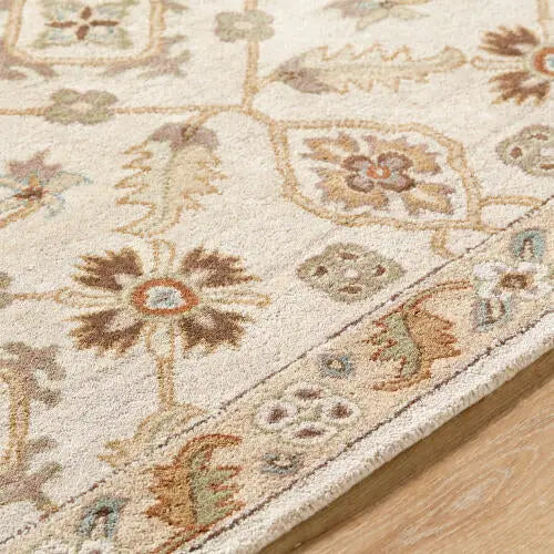 Caesar CAE-1084 Beige Area Rug by LIVABLISS