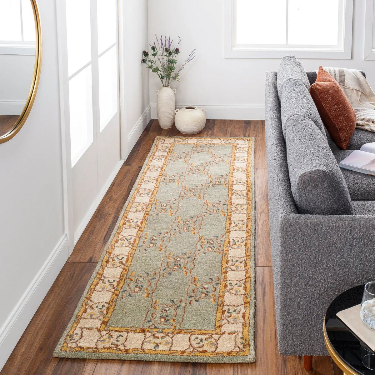 Caesar CAE-1100 Sage Area Rug by LIVABLISS