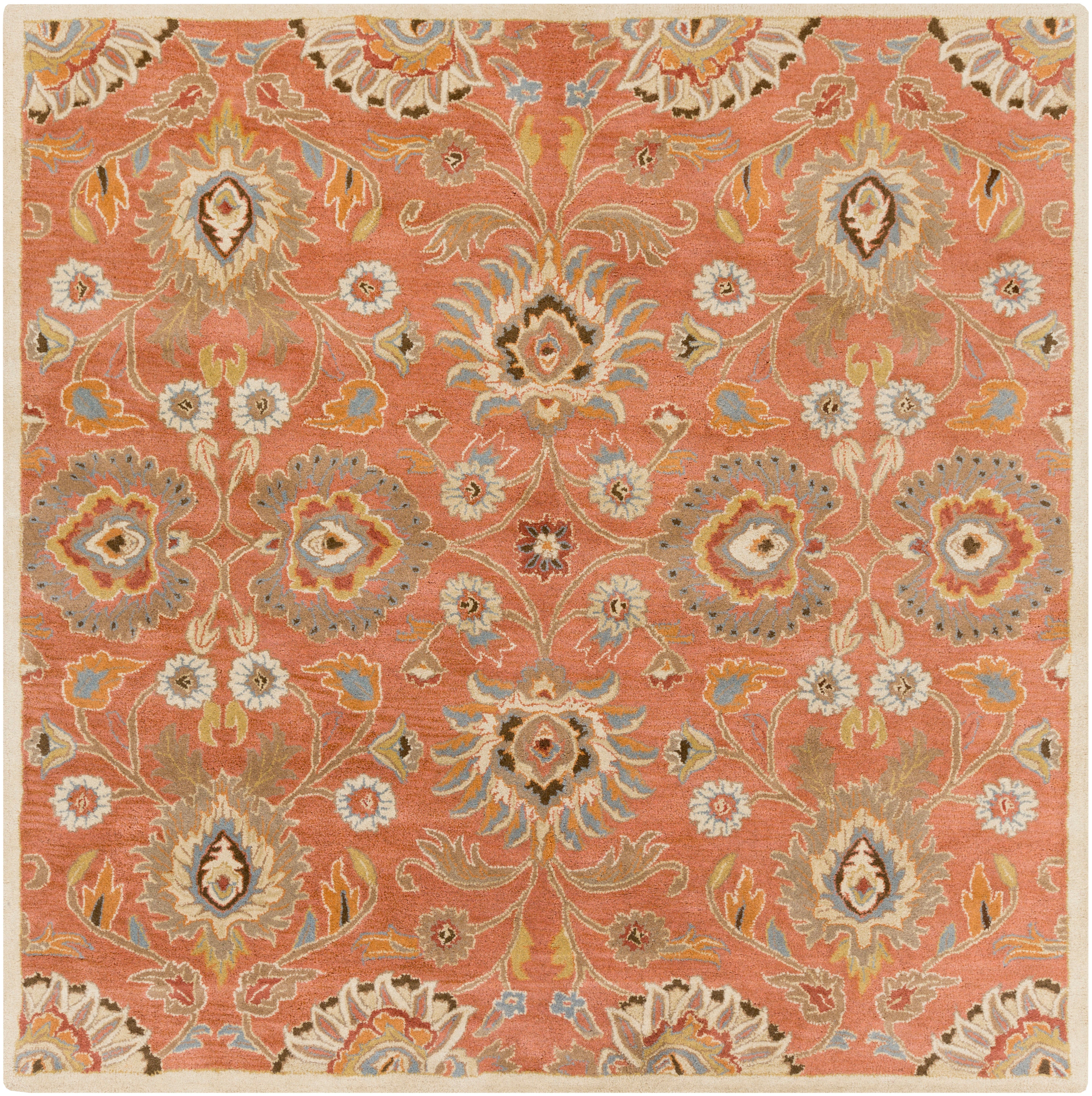 LIVABLISS Caesar CAE-1107 Burnt-Orange Area Rug