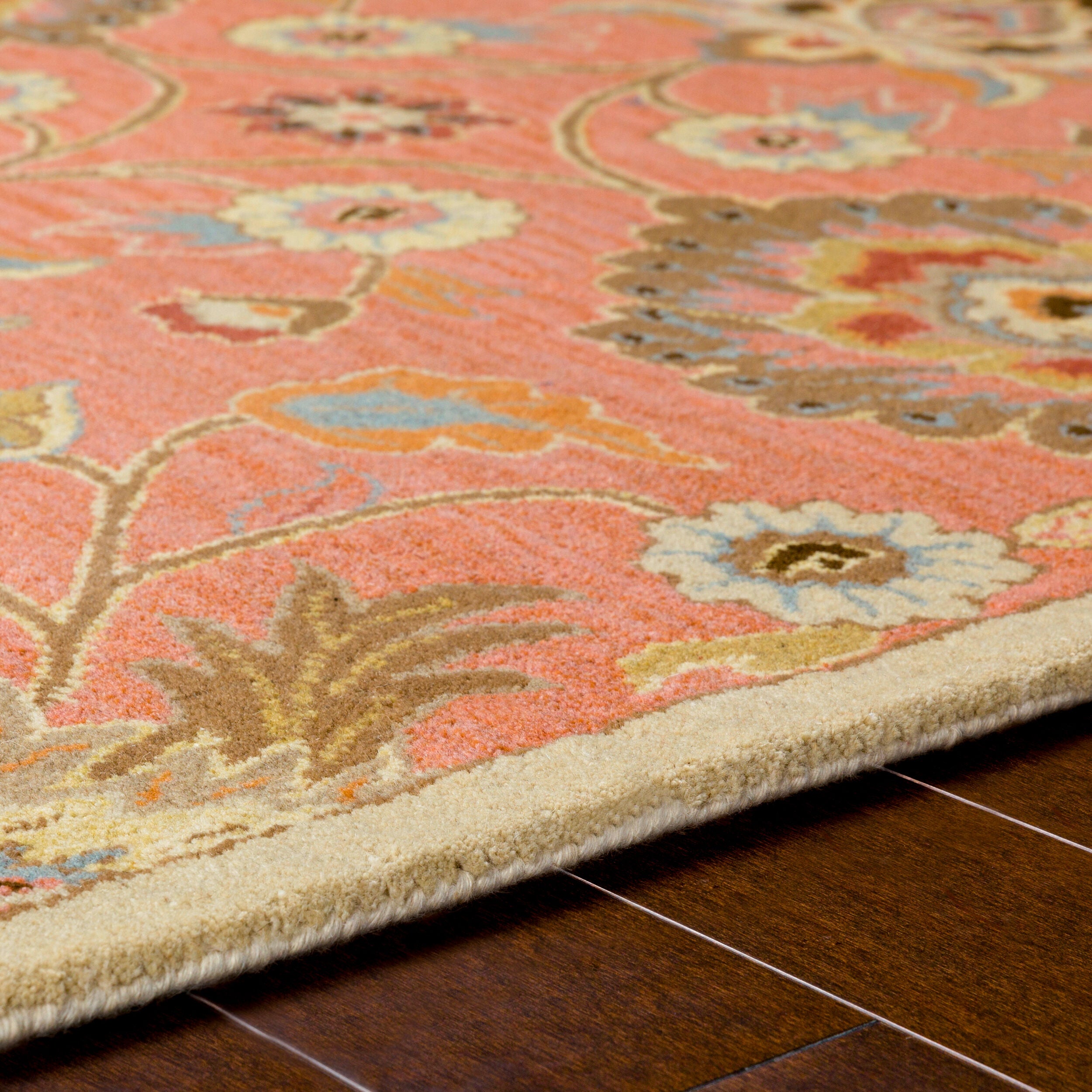LIVABLISS Caesar CAE-1107 Burnt-Orange Area Rug
