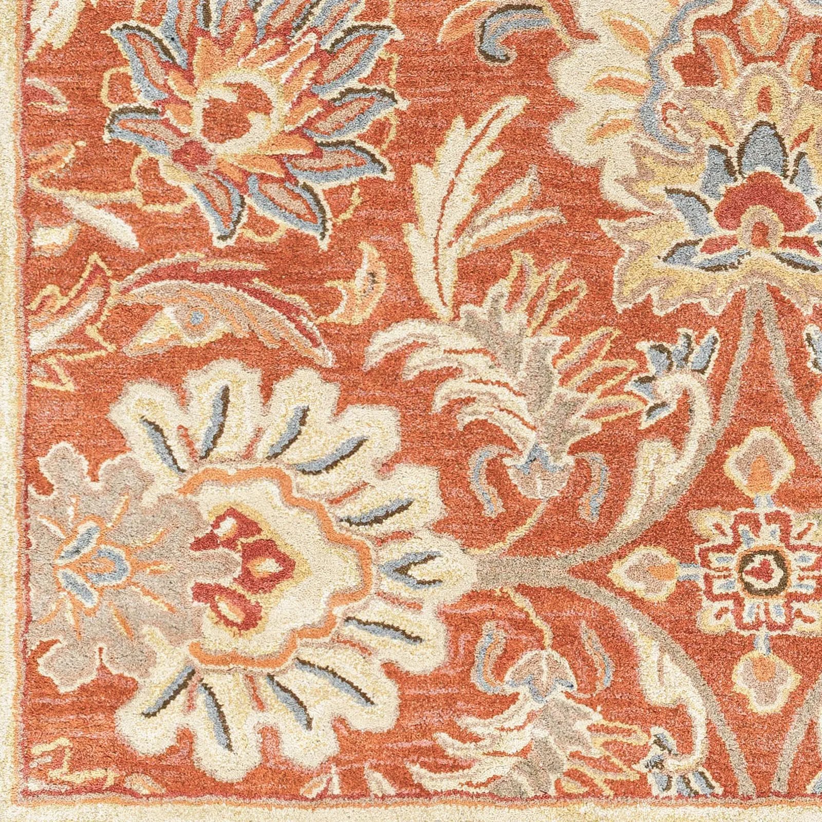 Caesar CAE-1112 Terracotta Area Rug by LIVABLISS