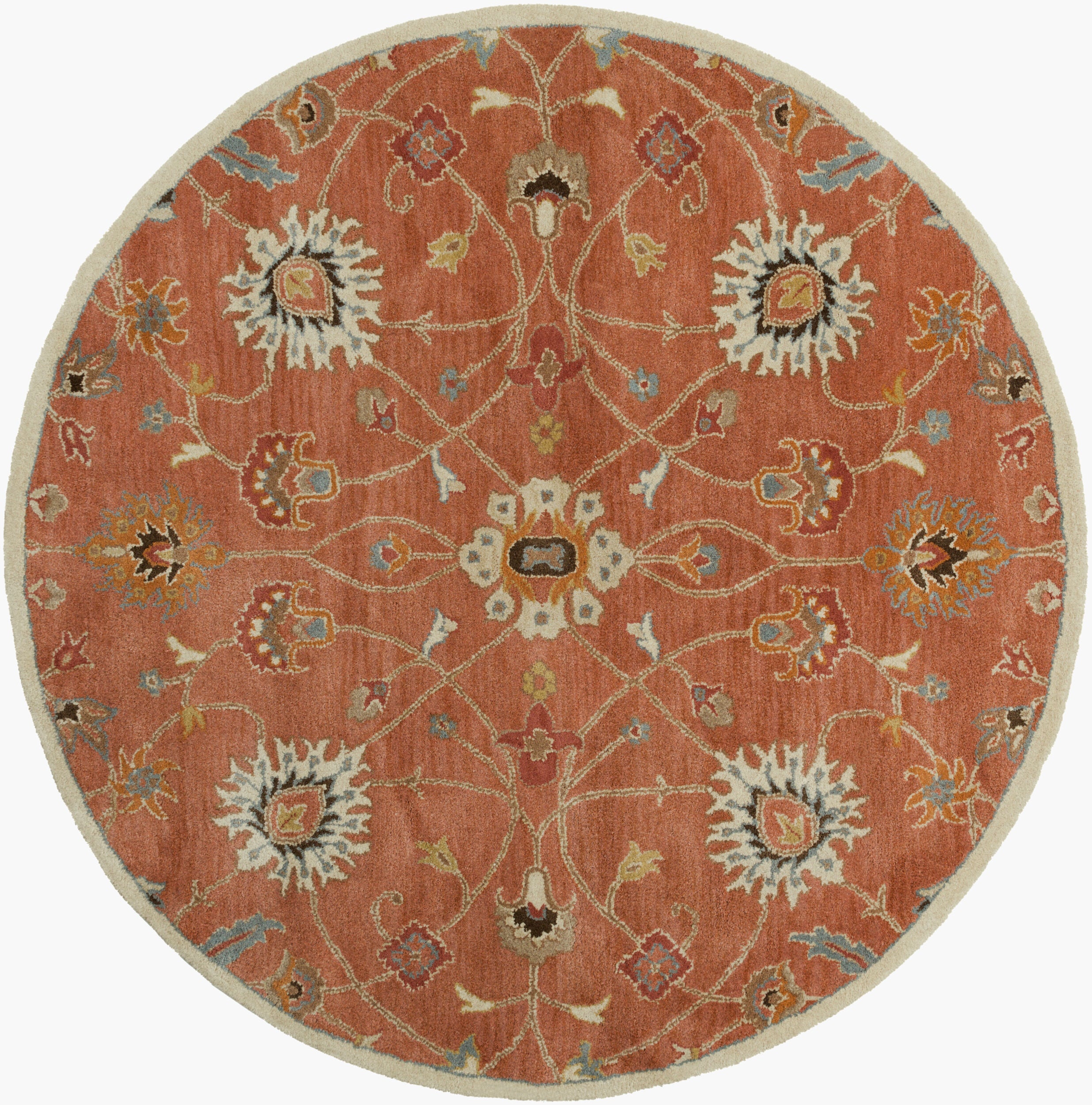 LIVABLISS Caesar CAE-1119 Rust Hand Tufted Area Rug