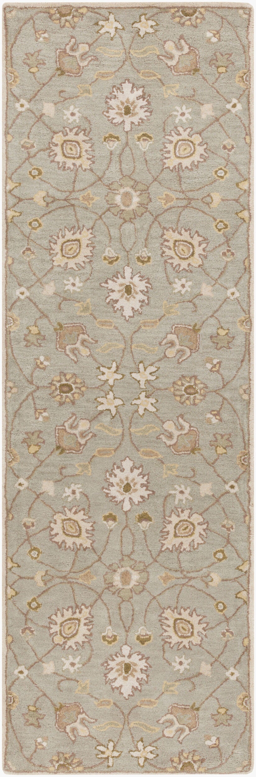 LIVABLISS Caesar CAE-1121 Gray Hand Tufted Area Rug