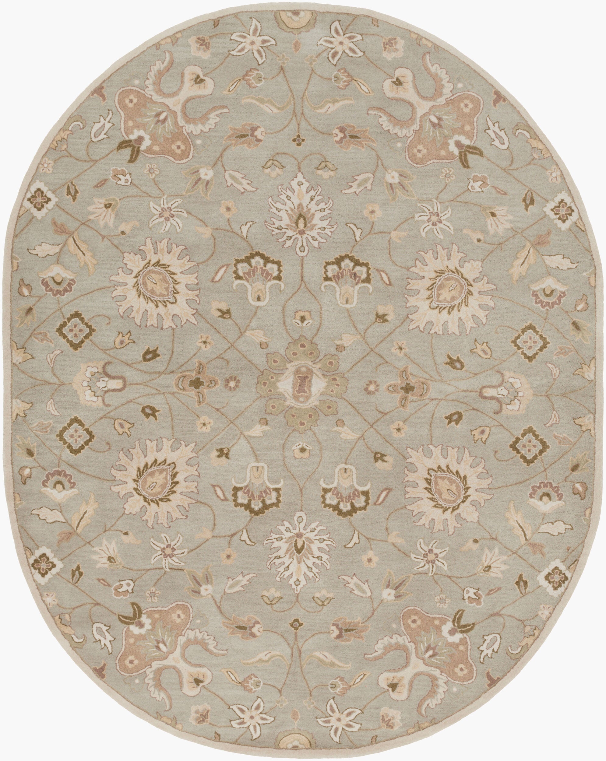 LIVABLISS Caesar CAE-1121 Gray Hand Tufted Area Rug