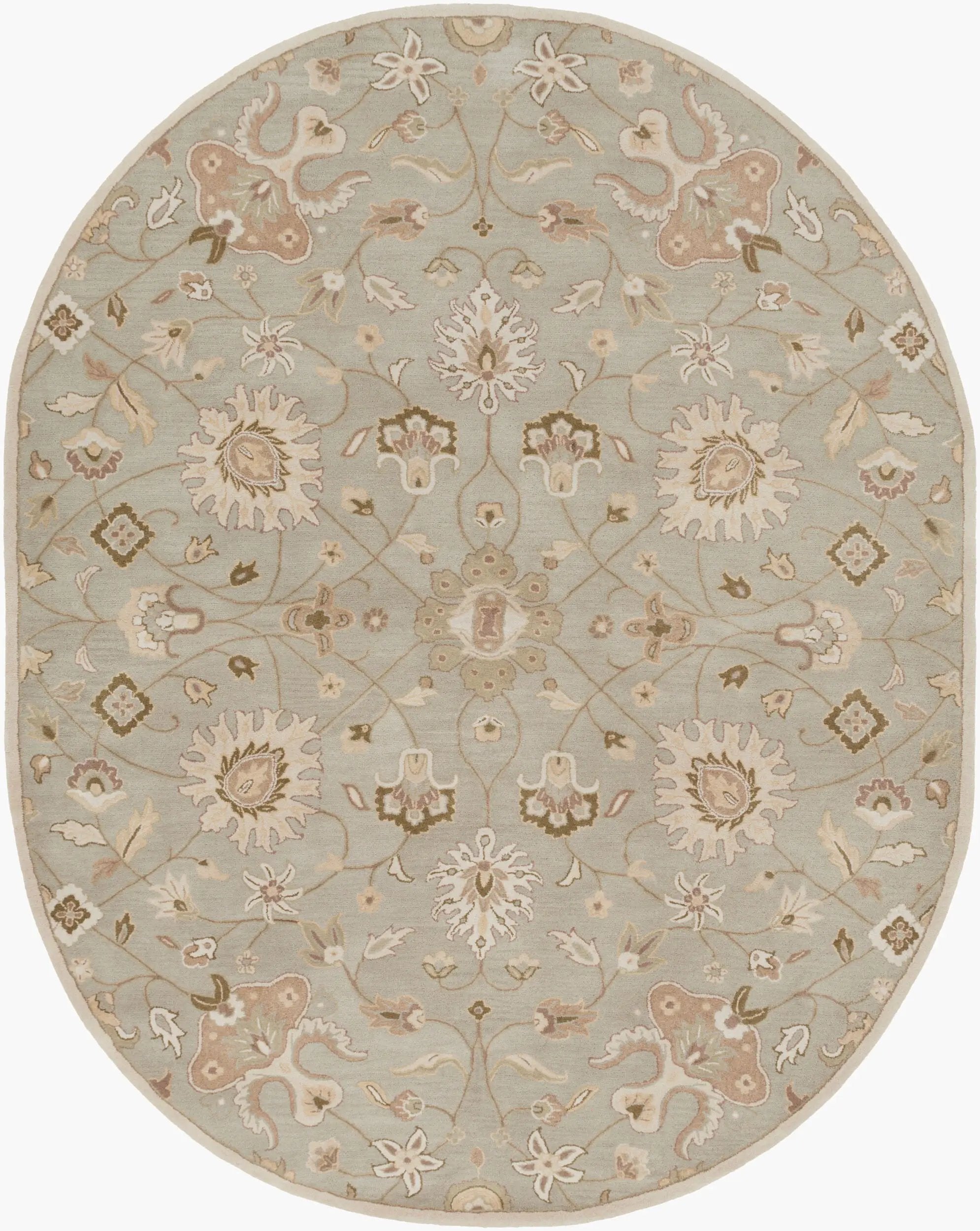 Caesar CAE-1121 Gray Area Rug by LIVABLISS