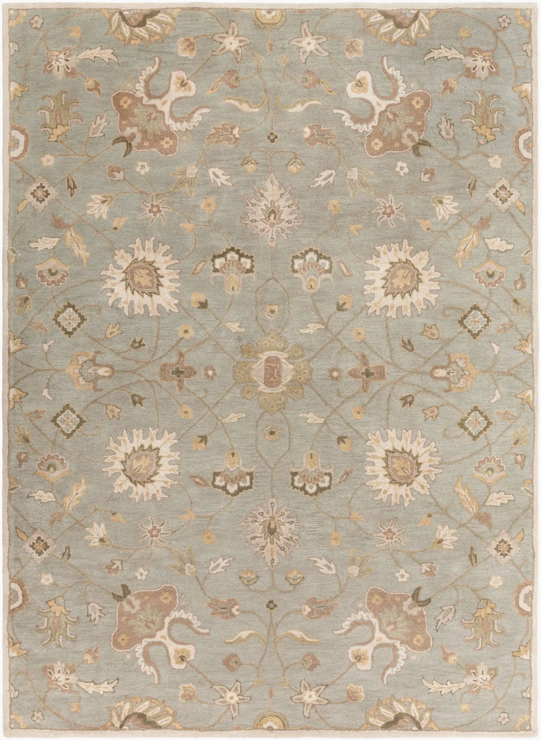 Caesar CAE-1121 Gray Area Rug by LIVABLISS