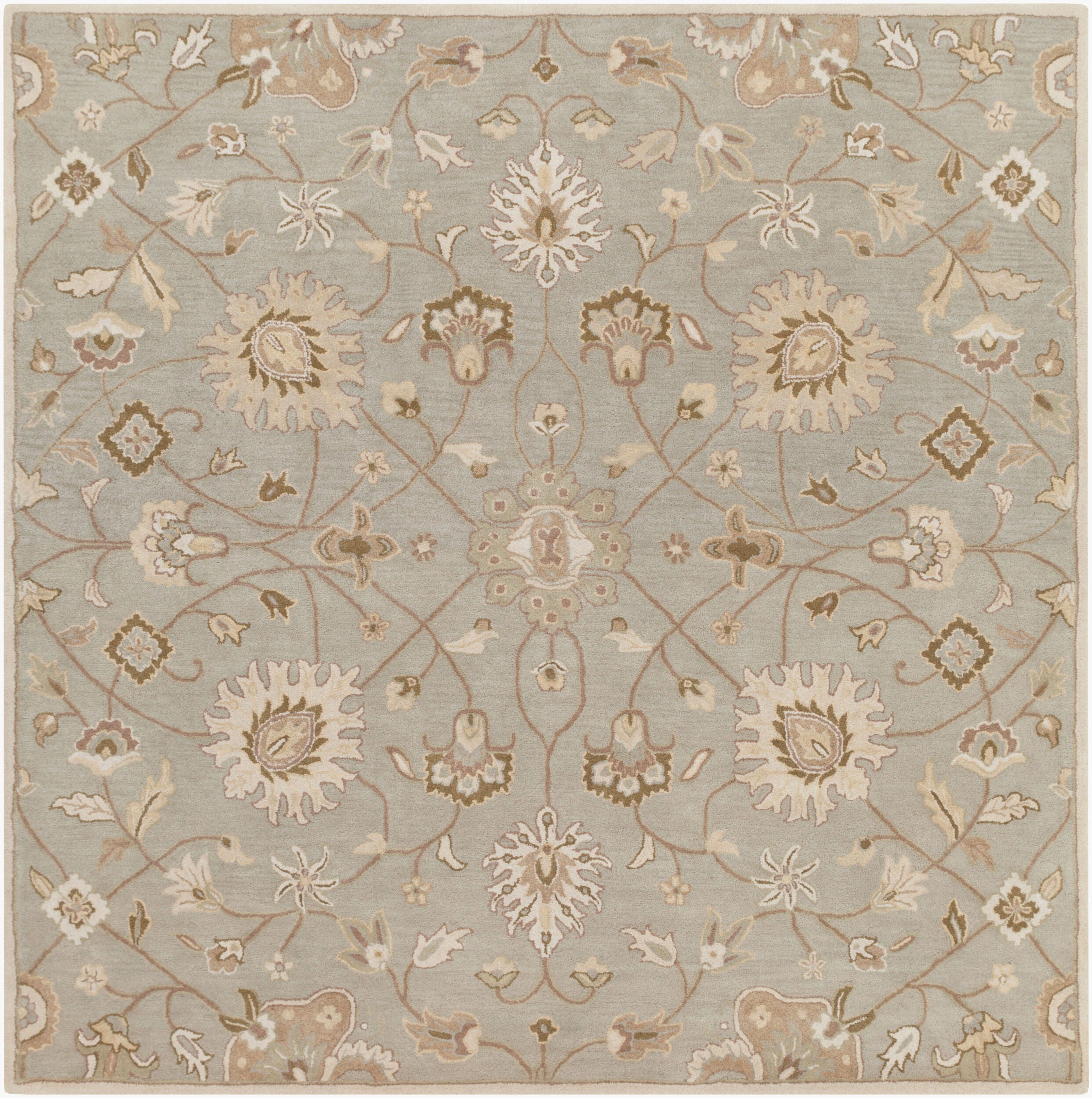 LIVABLISS Caesar CAE-1121 Gray Hand Tufted Area Rug