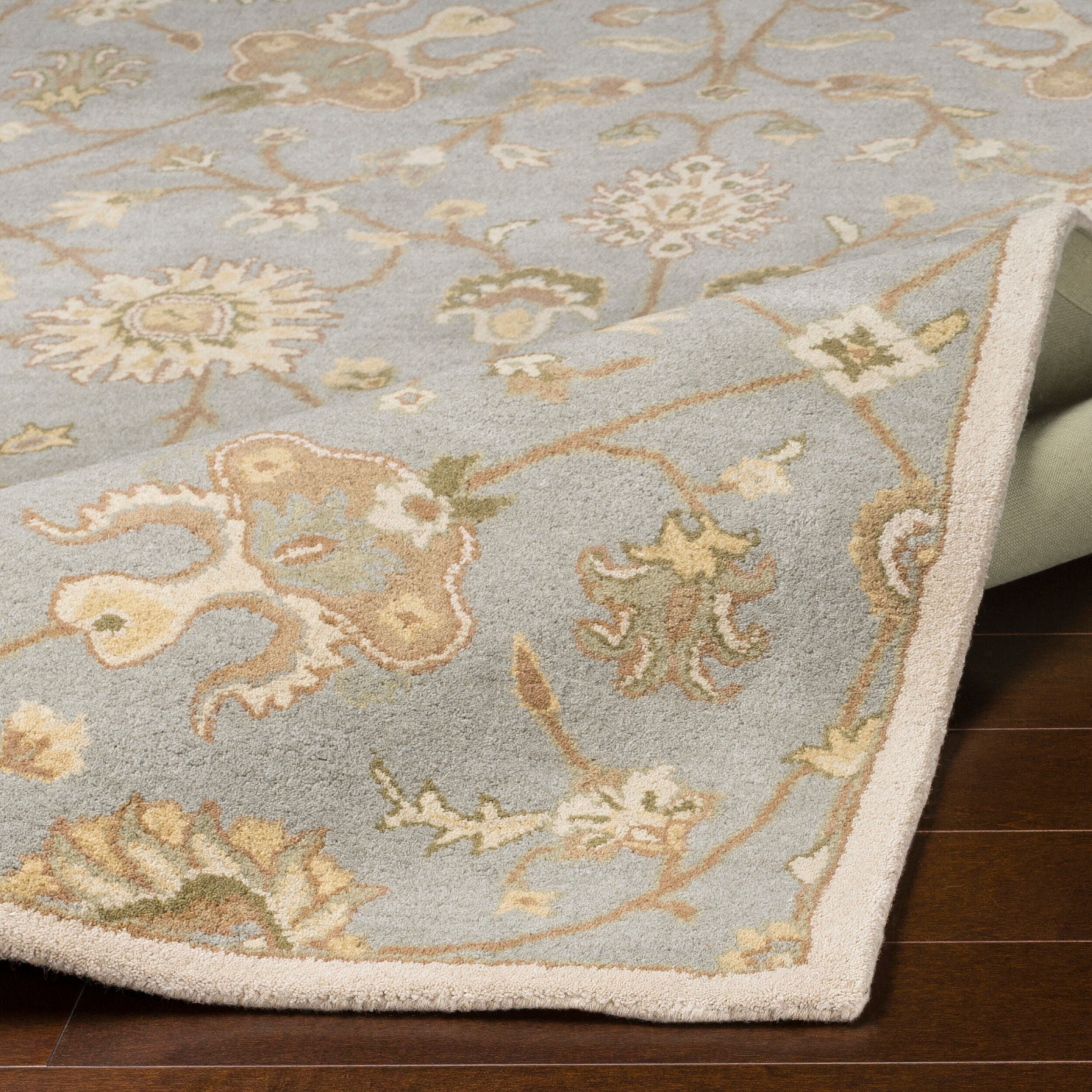 LIVABLISS Caesar CAE-1121 Gray Hand Tufted Area Rug
