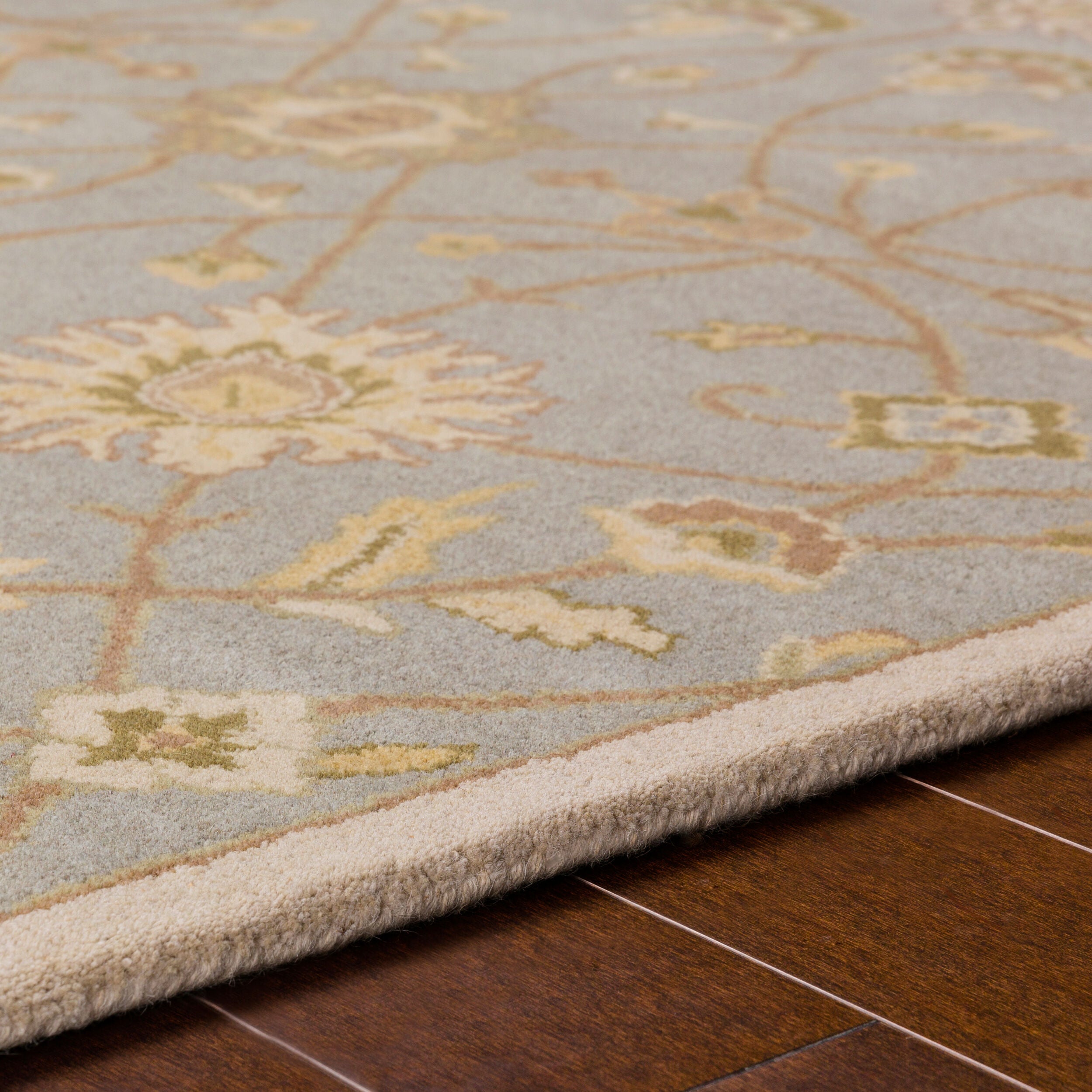 LIVABLISS Caesar CAE-1121 Gray Hand Tufted Area Rug