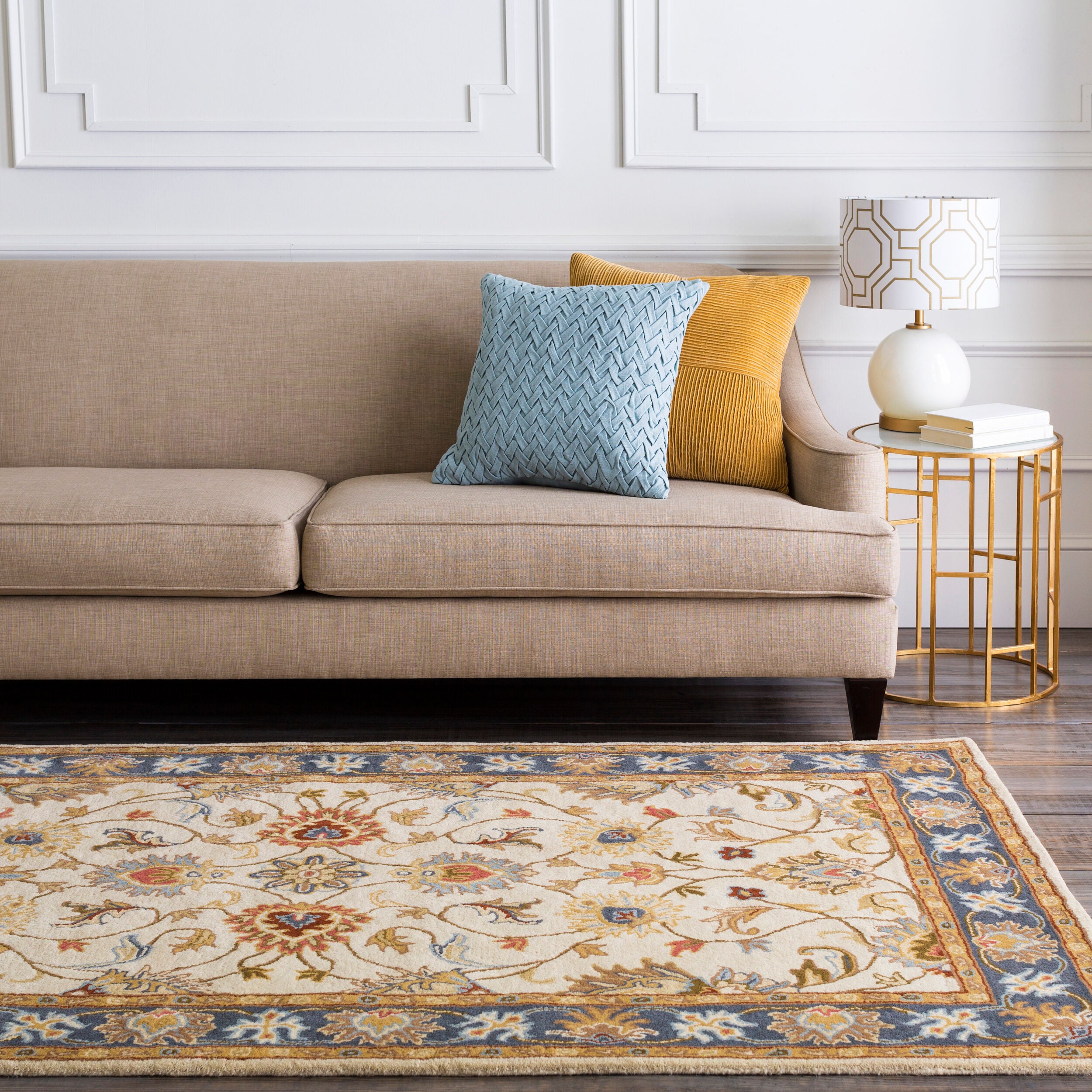 LIVABLISS Caesar CAE-1125 Beige Hand Tufted Area Rug