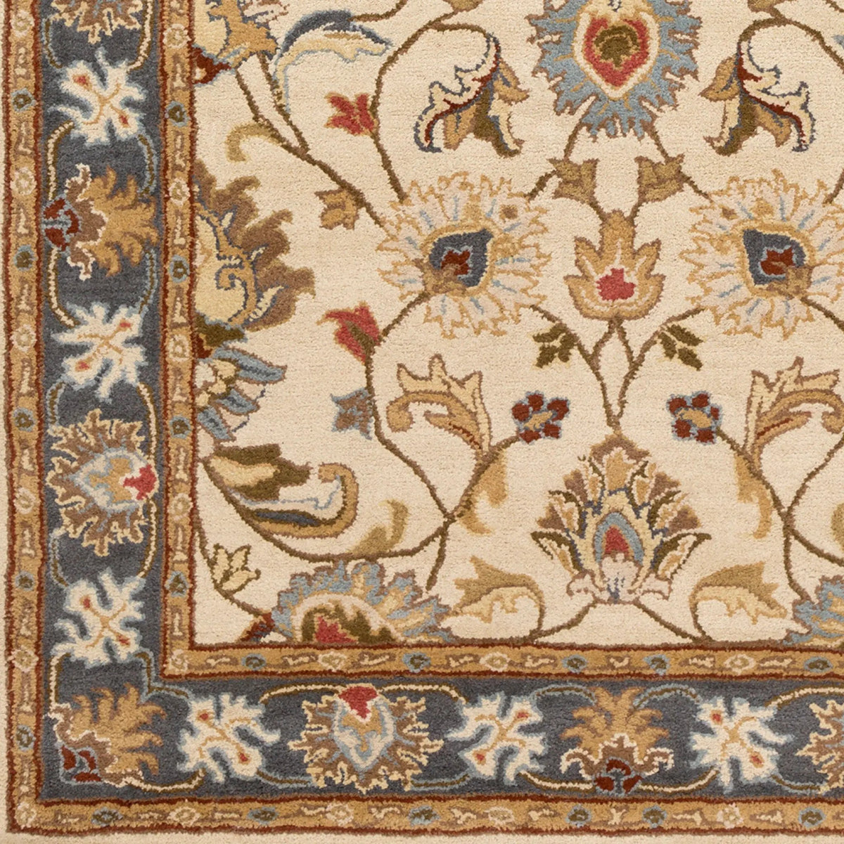 Caesar CAE-1125 Beige Area Rug by LIVABLISS