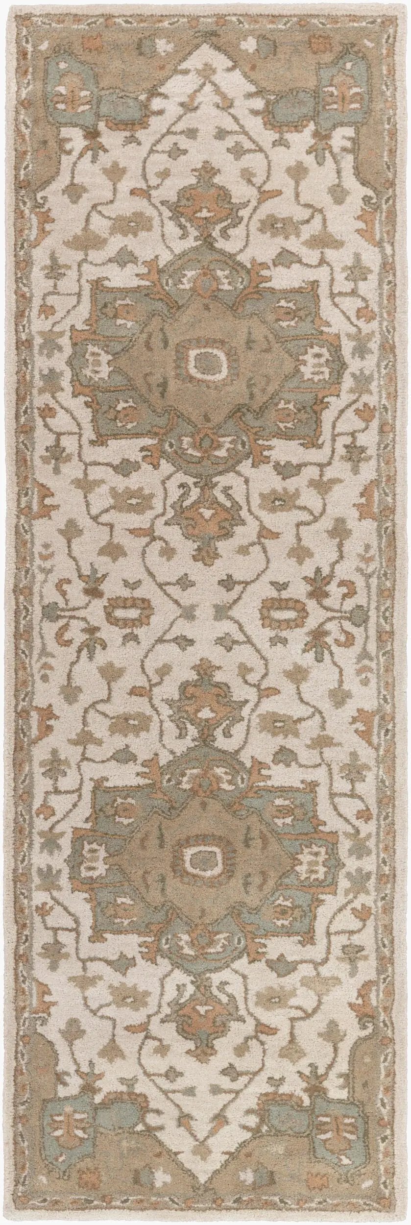 Caesar CAE-1143 Beige Area Rug by LIVABLISS