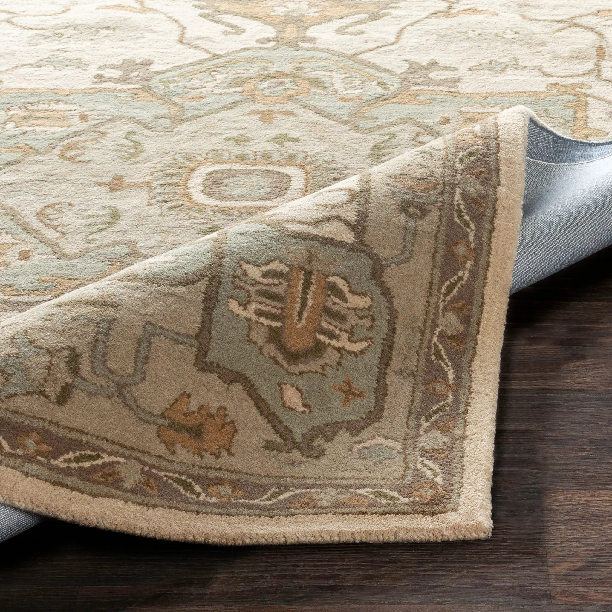 Caesar CAE-1143 Beige Area Rug by LIVABLISS