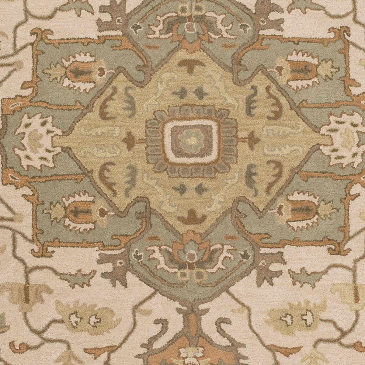 Caesar CAE-1143 Beige Area Rug by LIVABLISS