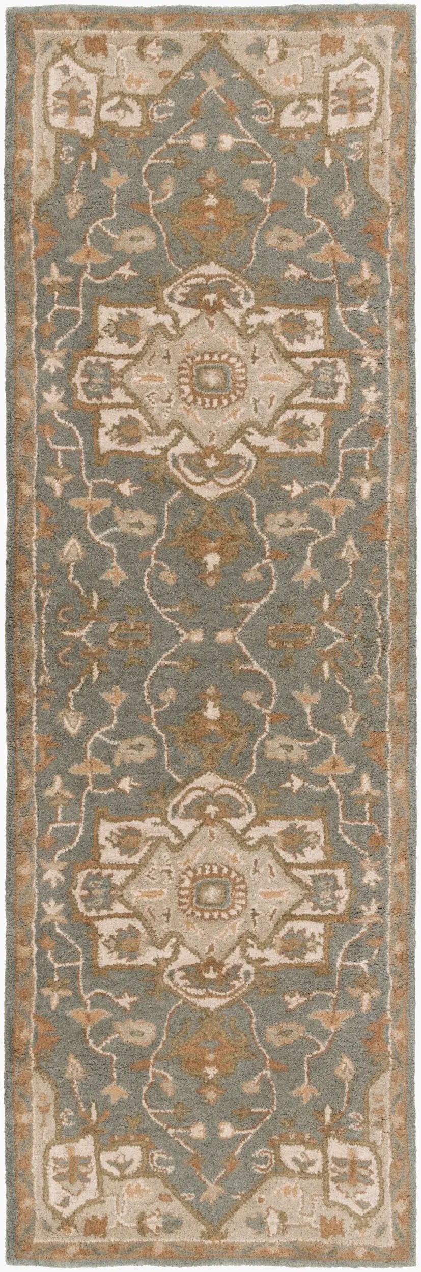Caesar CAE-1144 Medium-Gray Area Rug by LIVABLISS