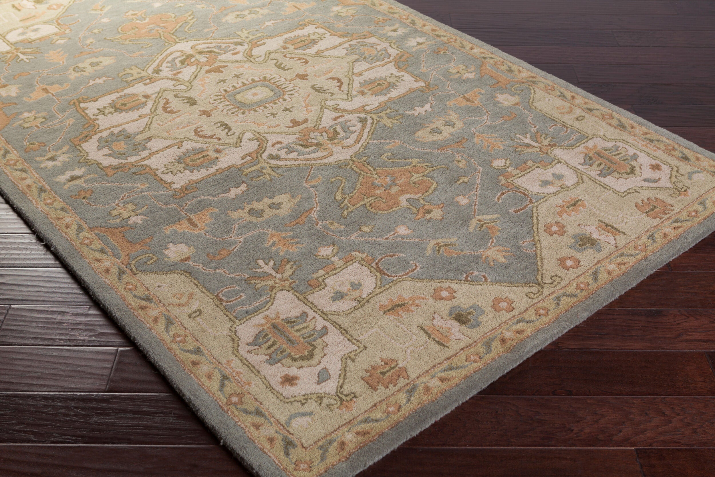 LIVABLISS Caesar CAE-1144 Medium Gray Hand Tufted Area Rug