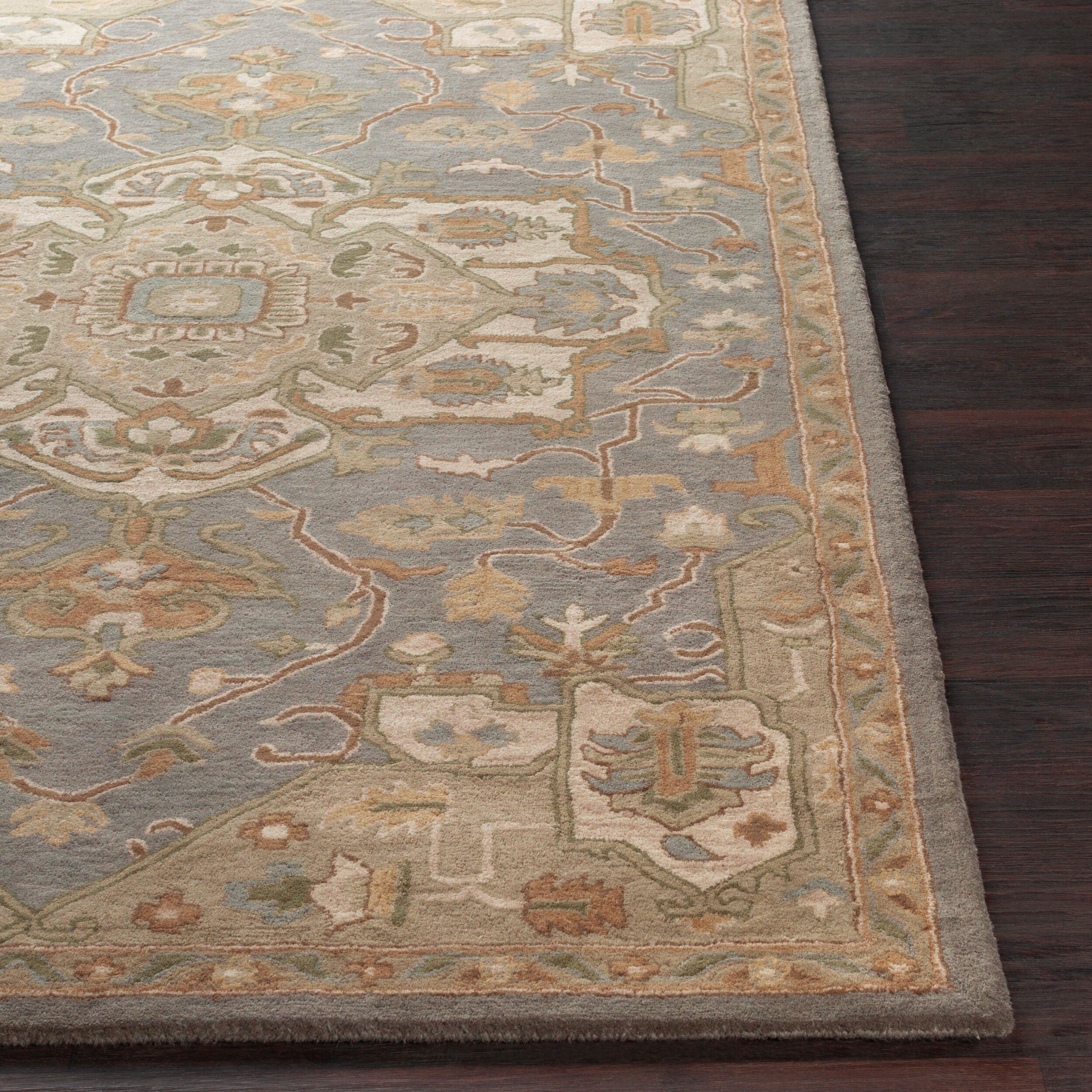 LIVABLISS Caesar CAE-1144 Medium Gray Hand Tufted Area Rug