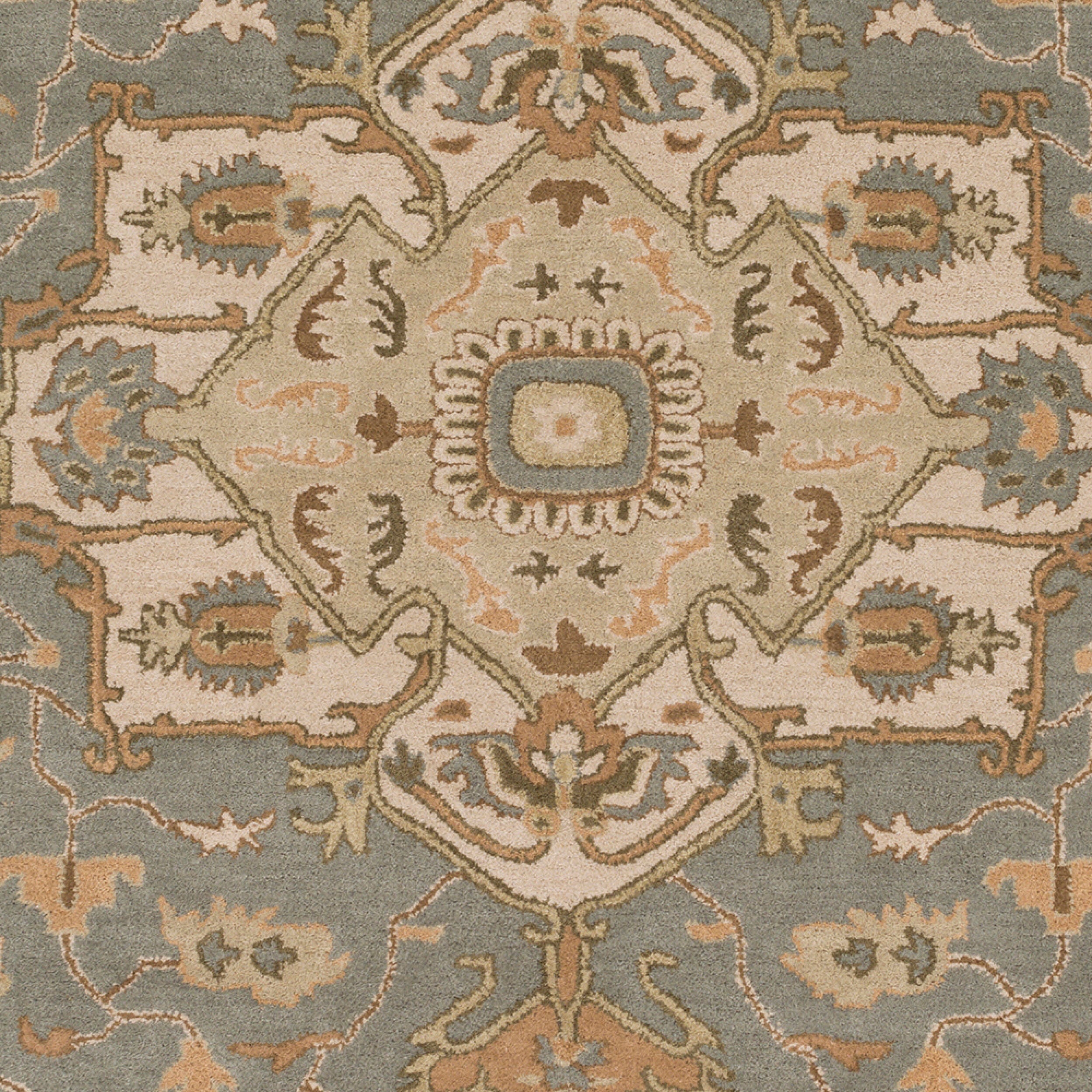 LIVABLISS Caesar CAE-1144 Medium Gray Hand Tufted Area Rug