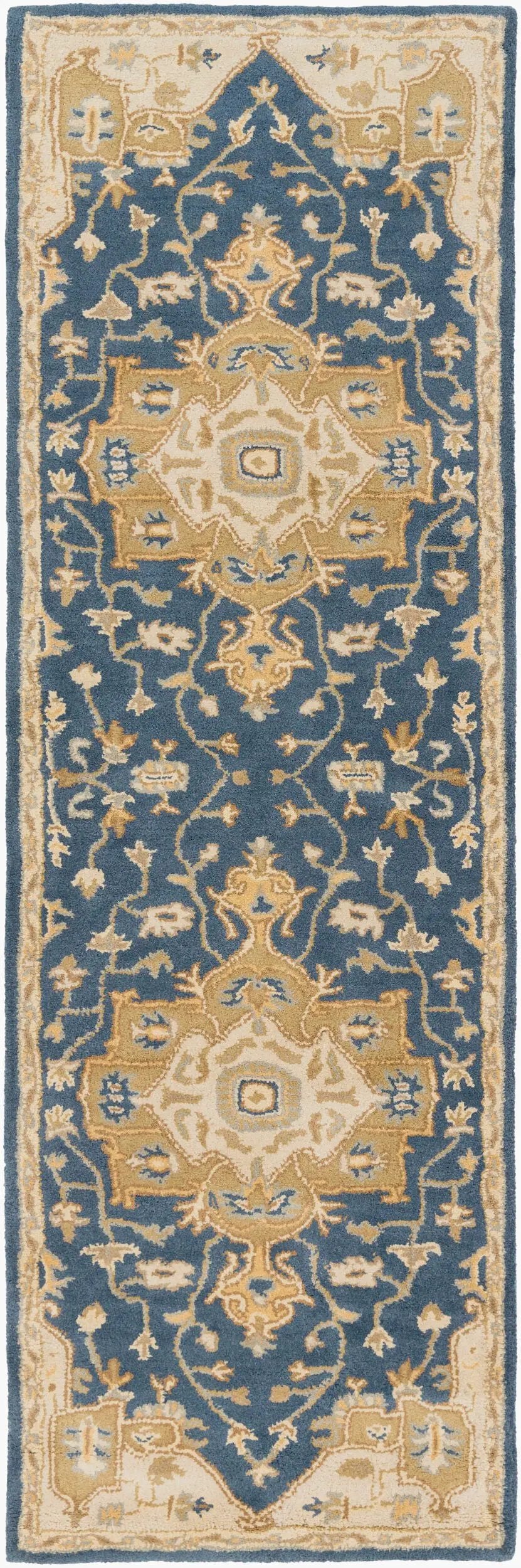 Caesar CAE-1145 Ink-Blue Area Rug by LIVABLISS