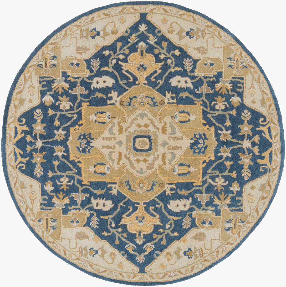 Caesar CAE-1145 Ink-Blue Area Rug by LIVABLISS