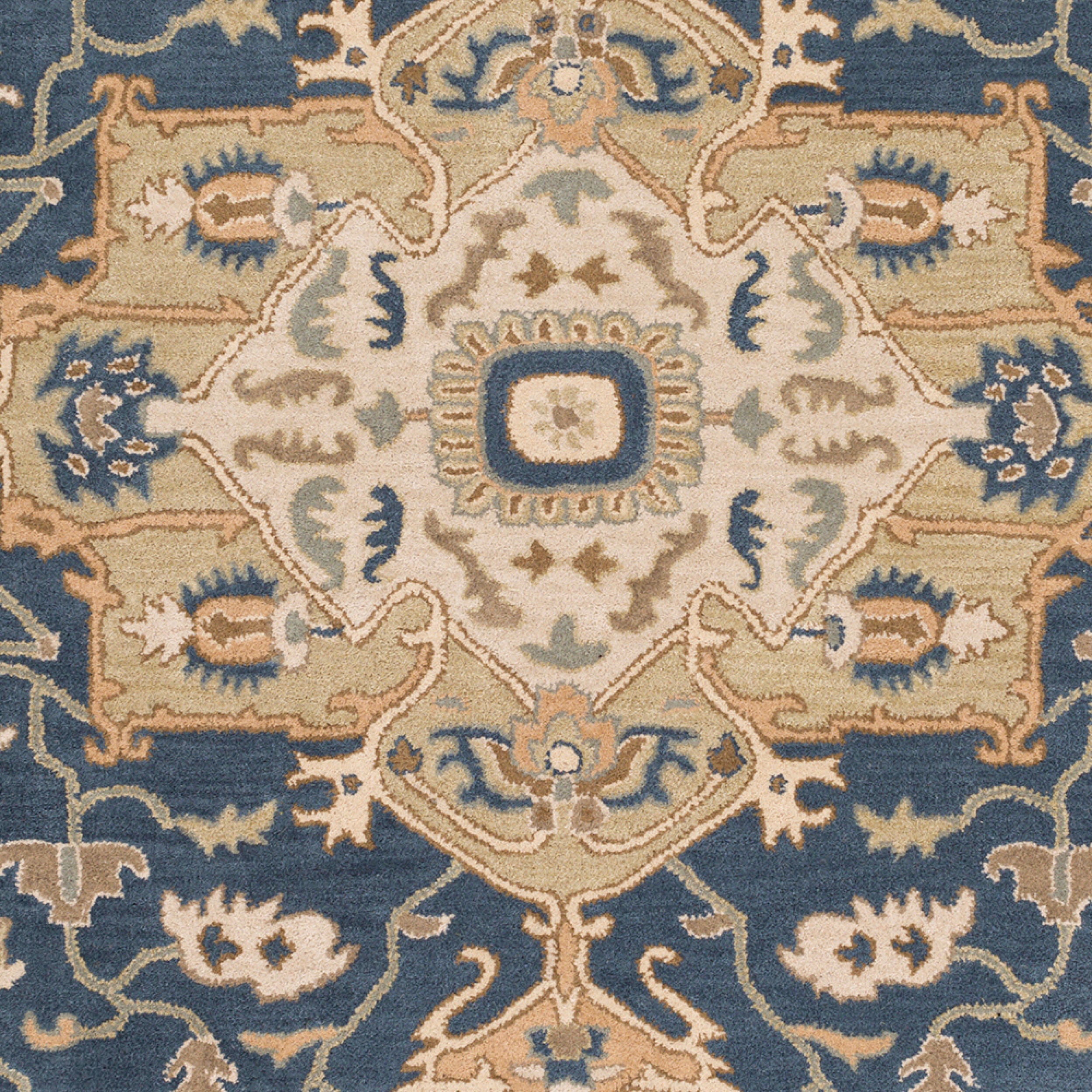 LIVABLISS Caesar CAE-1145 Ink-Blue Hand Tufted Area Rug
