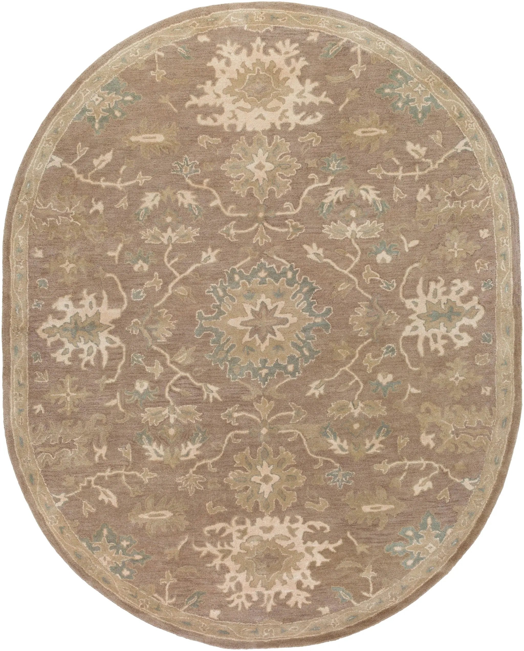 Caesar CAE-1149 Dark-Brown Area Rug by LIVABLISS