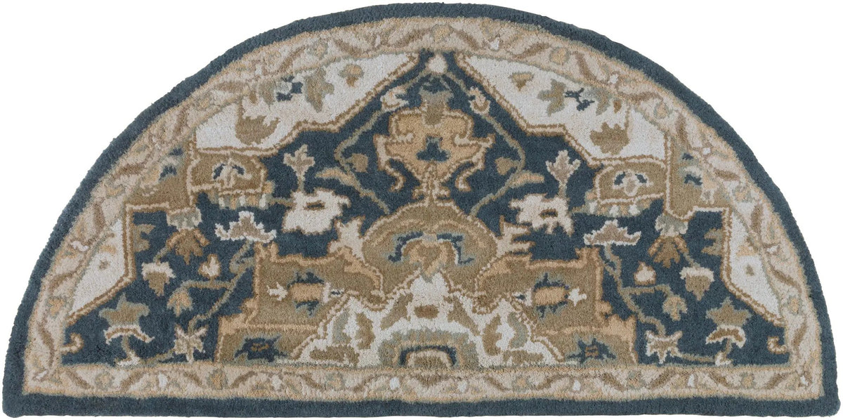 Caesar CAE-1154 Navy Area Rug by LIVABLISS