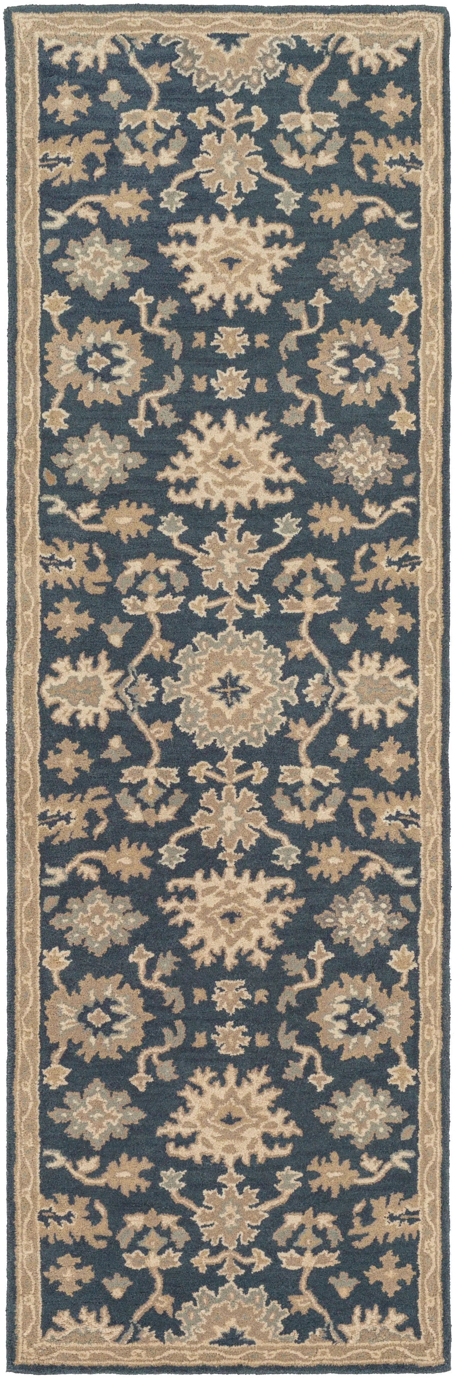 Caesar CAE-1154 Navy Area Rug by LIVABLISS