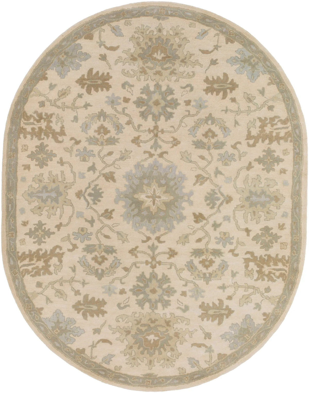 Caesar CAE-1161 Light-Beige Area Rug by LIVABLISS
