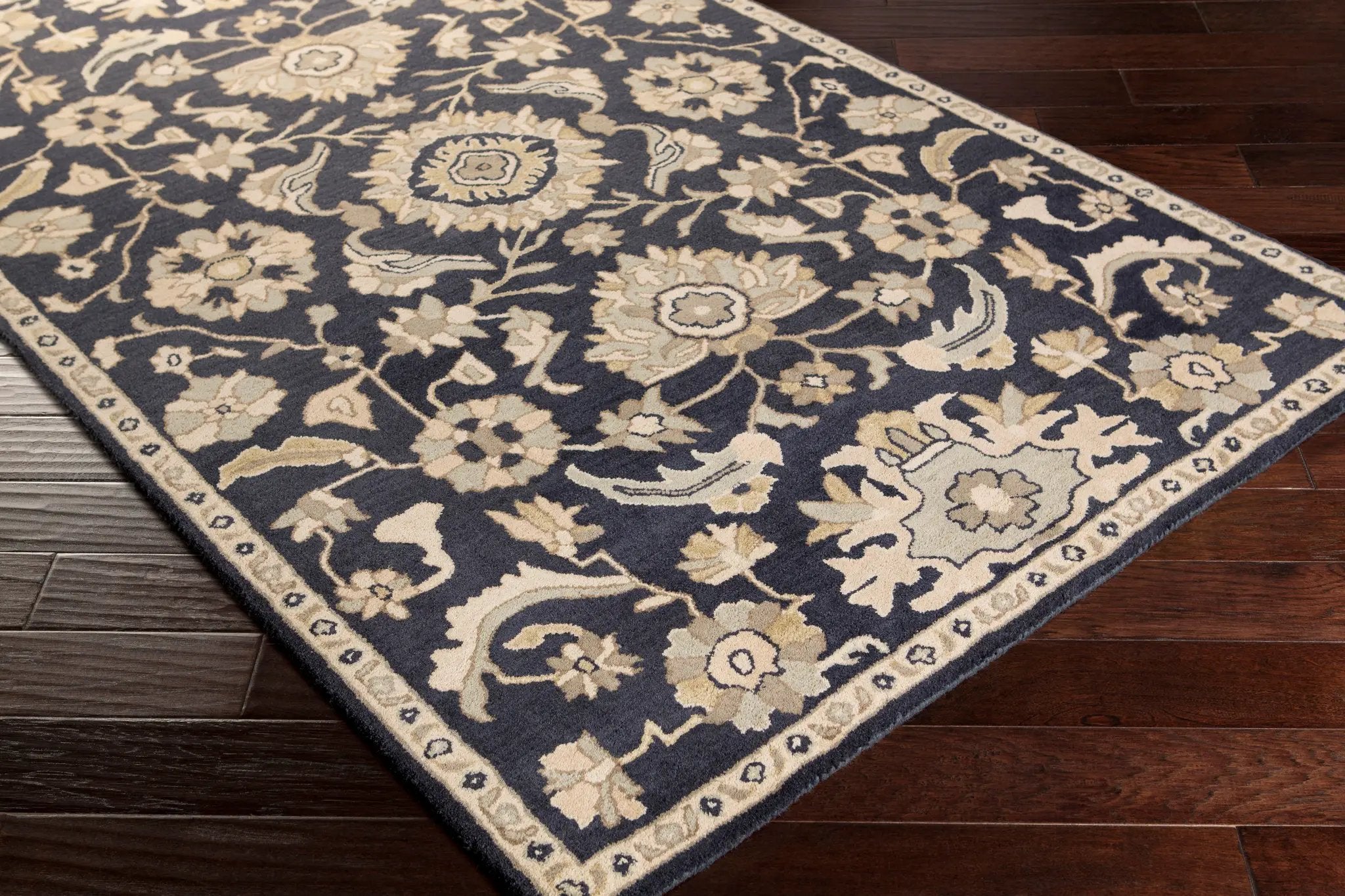 Caesar CAE-1164 Ink-Blue Area Rug by LIVABLISS