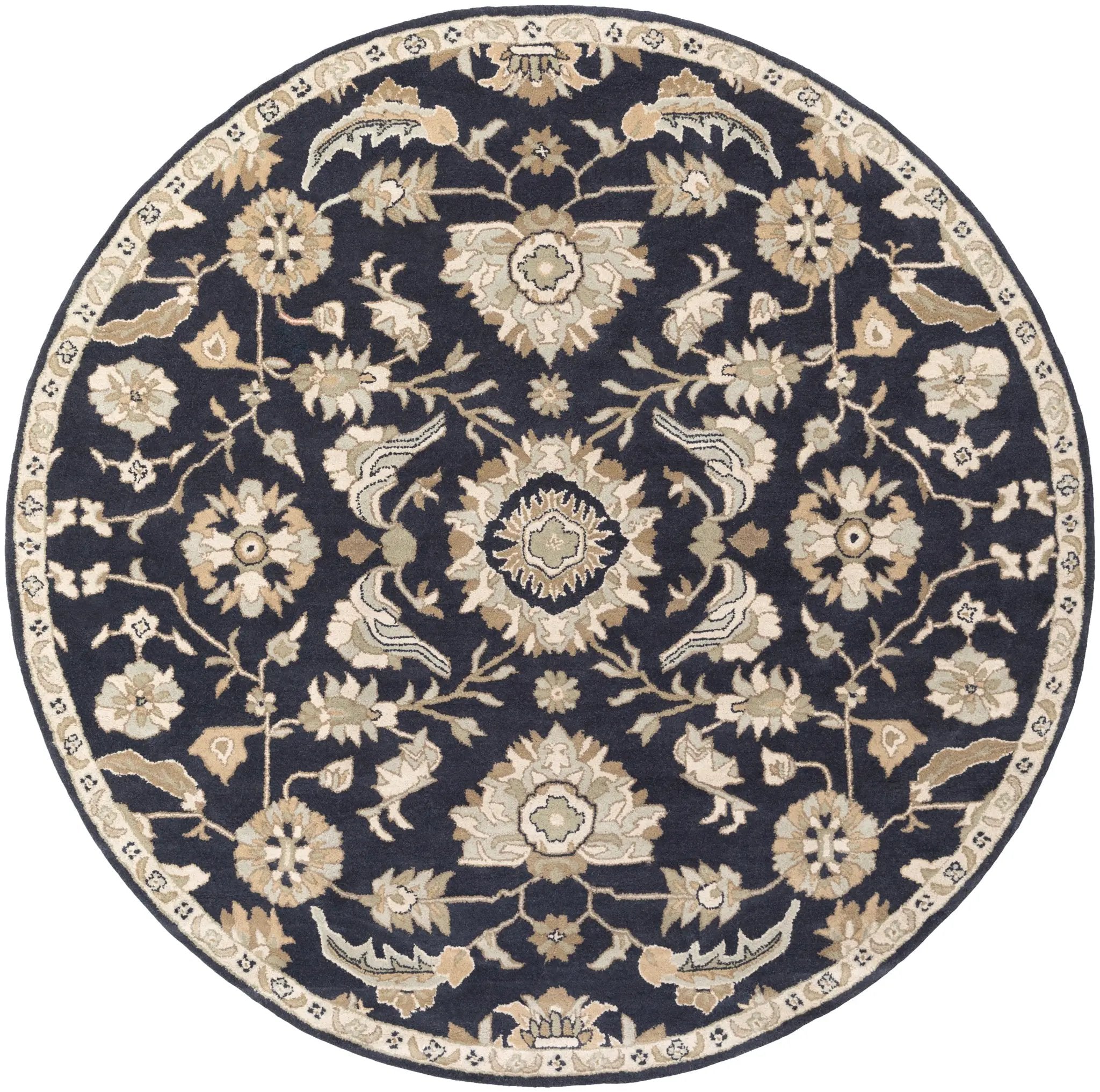 Caesar CAE-1164 Ink-Blue Area Rug by LIVABLISS