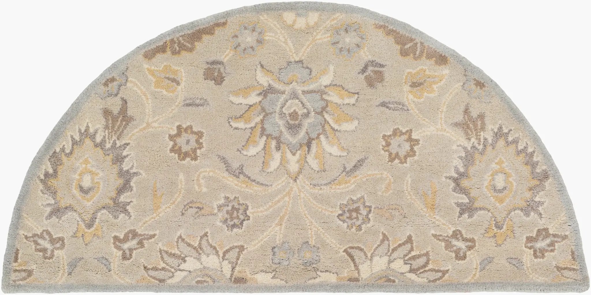 Caesar CAE-1192 Taupe Area Rug by LIVABLISS