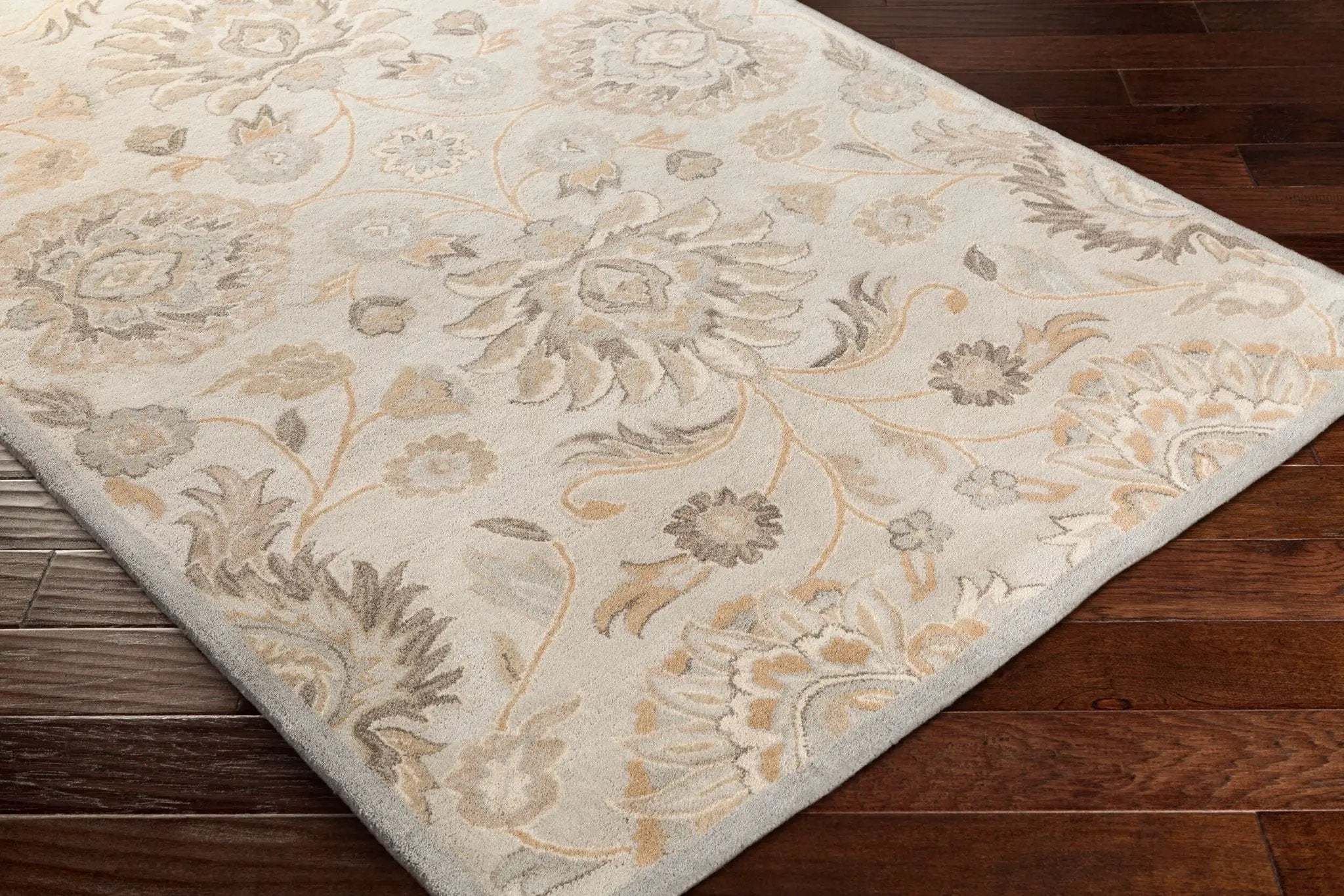 Caesar CAE-1192 Taupe Area Rug by LIVABLISS