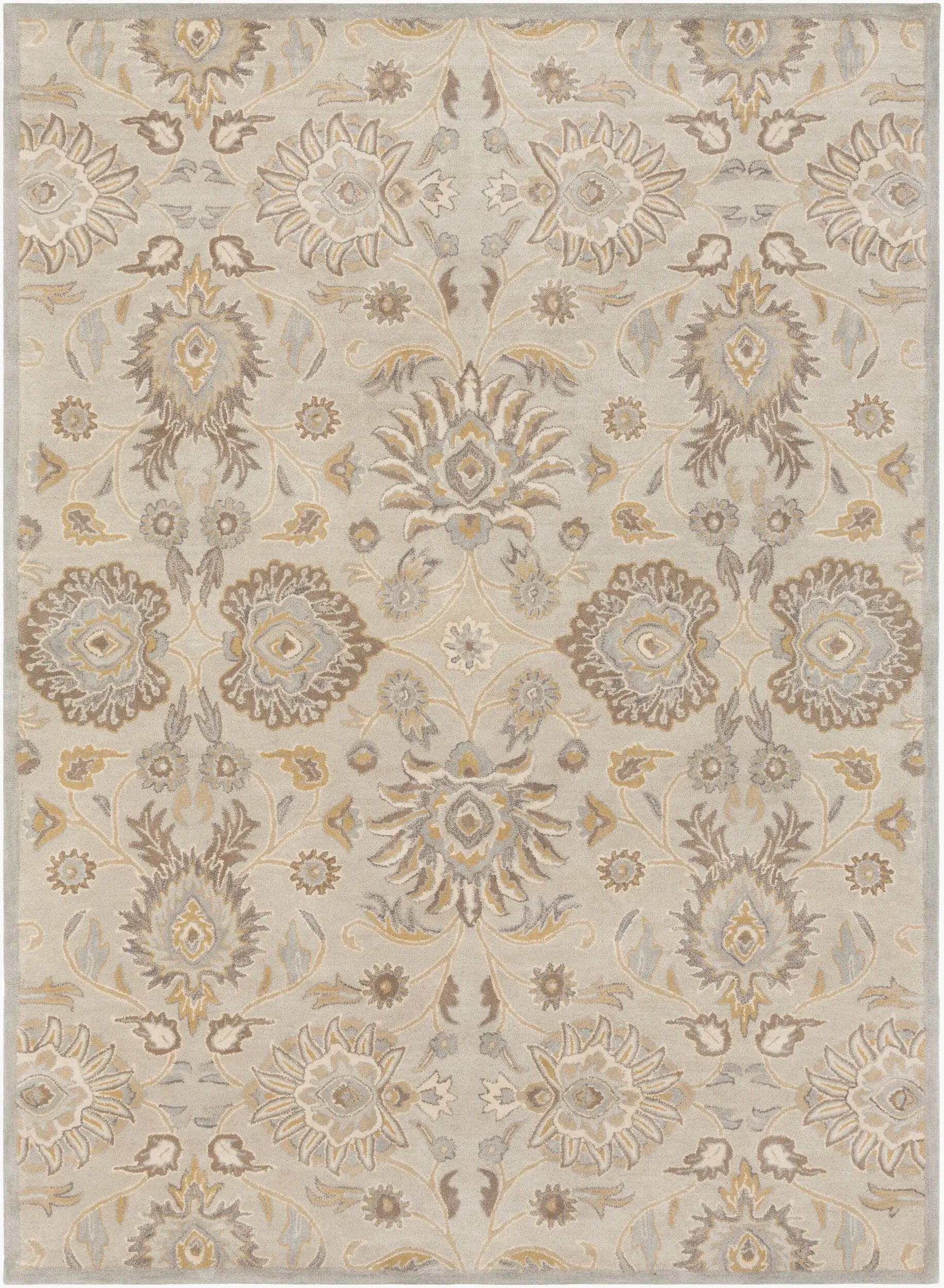 Caesar CAE-1192 Taupe Area Rug by LIVABLISS