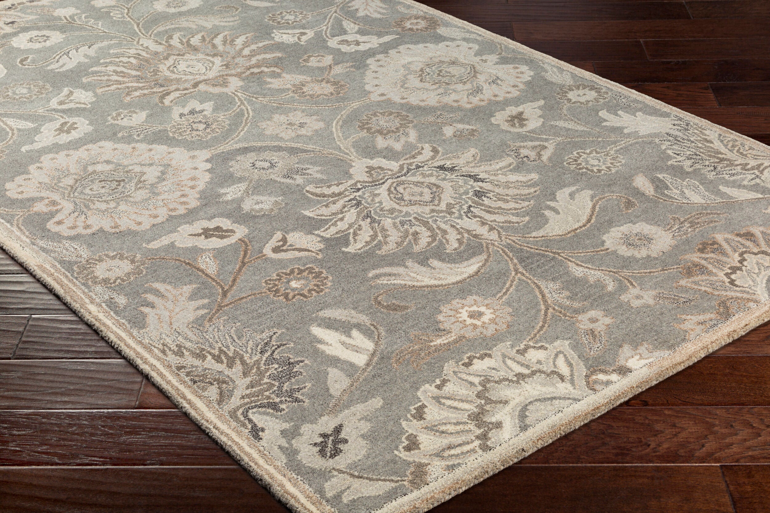 LIVABLISS Caesar CAE-1195 Taupe Hand Tufted Area Rug
