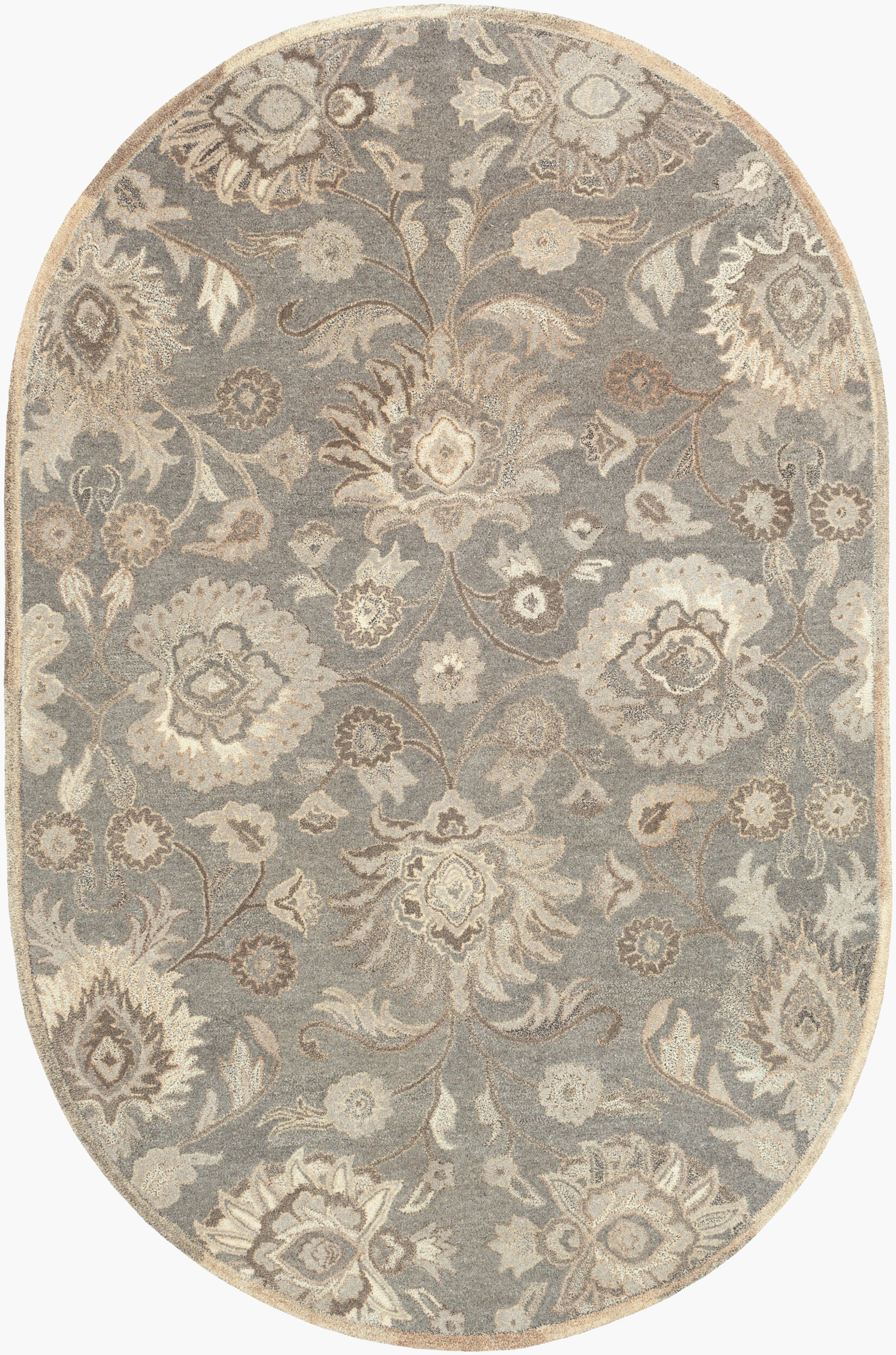 LIVABLISS Caesar CAE-1195 Taupe Hand Tufted Area Rug