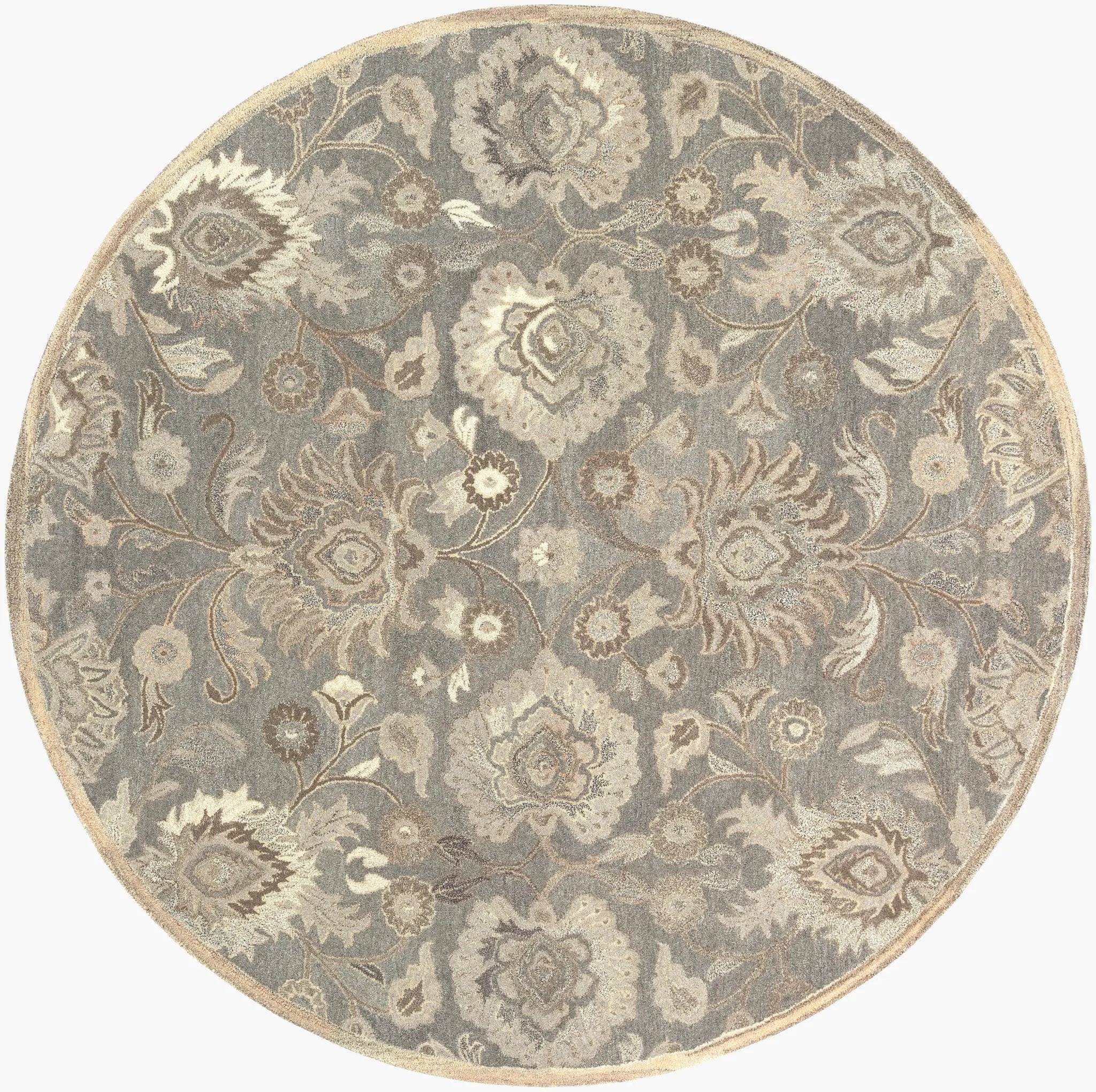 Caesar CAE-1195 Taupe Area Rug by LIVABLISS