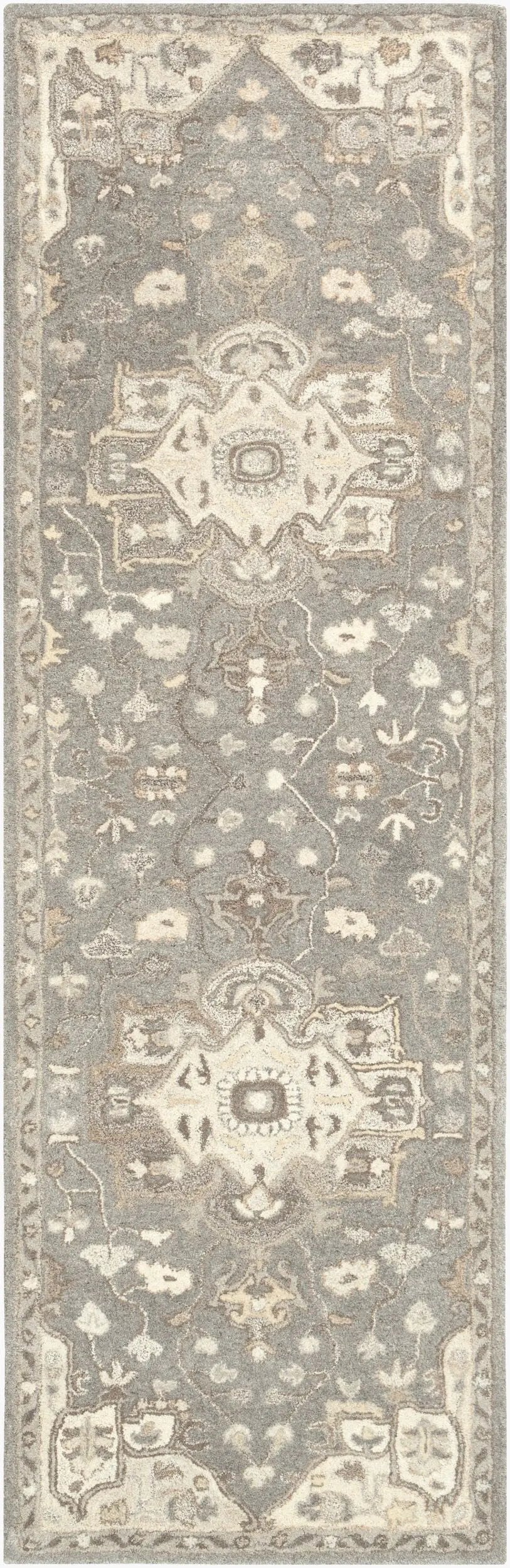 Caesar CAE-1196 Taupe Area Rug by LIVABLISS