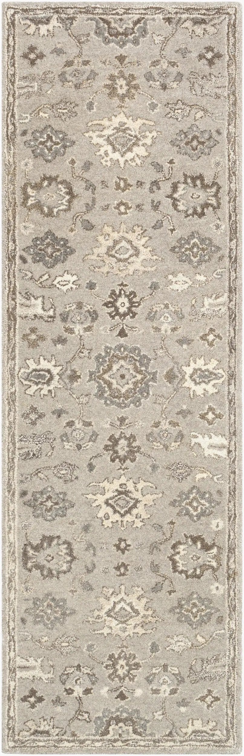 Caesar CAE-1197 Taupe Area Rug by LIVABLISS