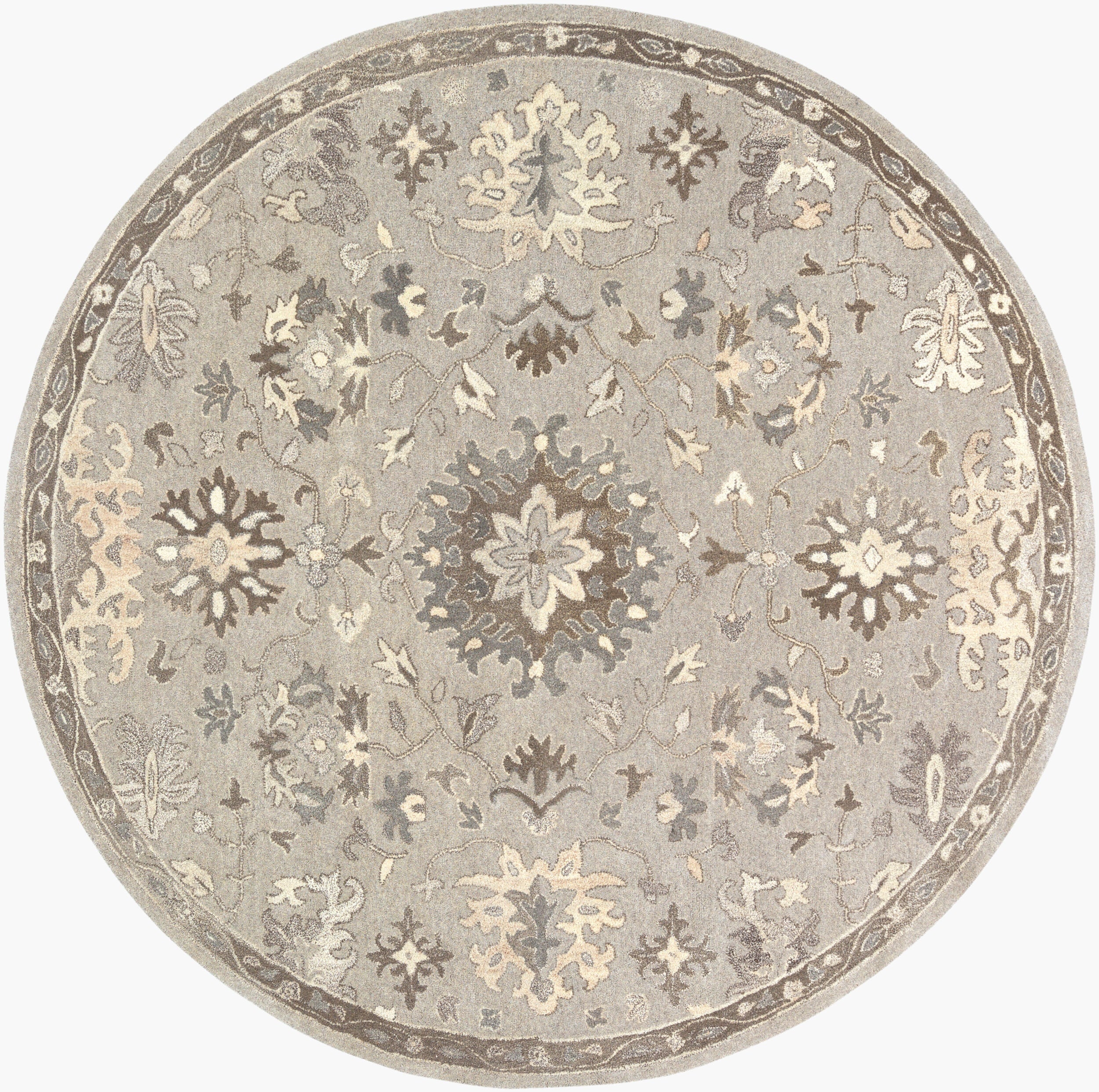 LIVABLISS Caesar CAE-1197 Taupe Hand Tufted Area Rug