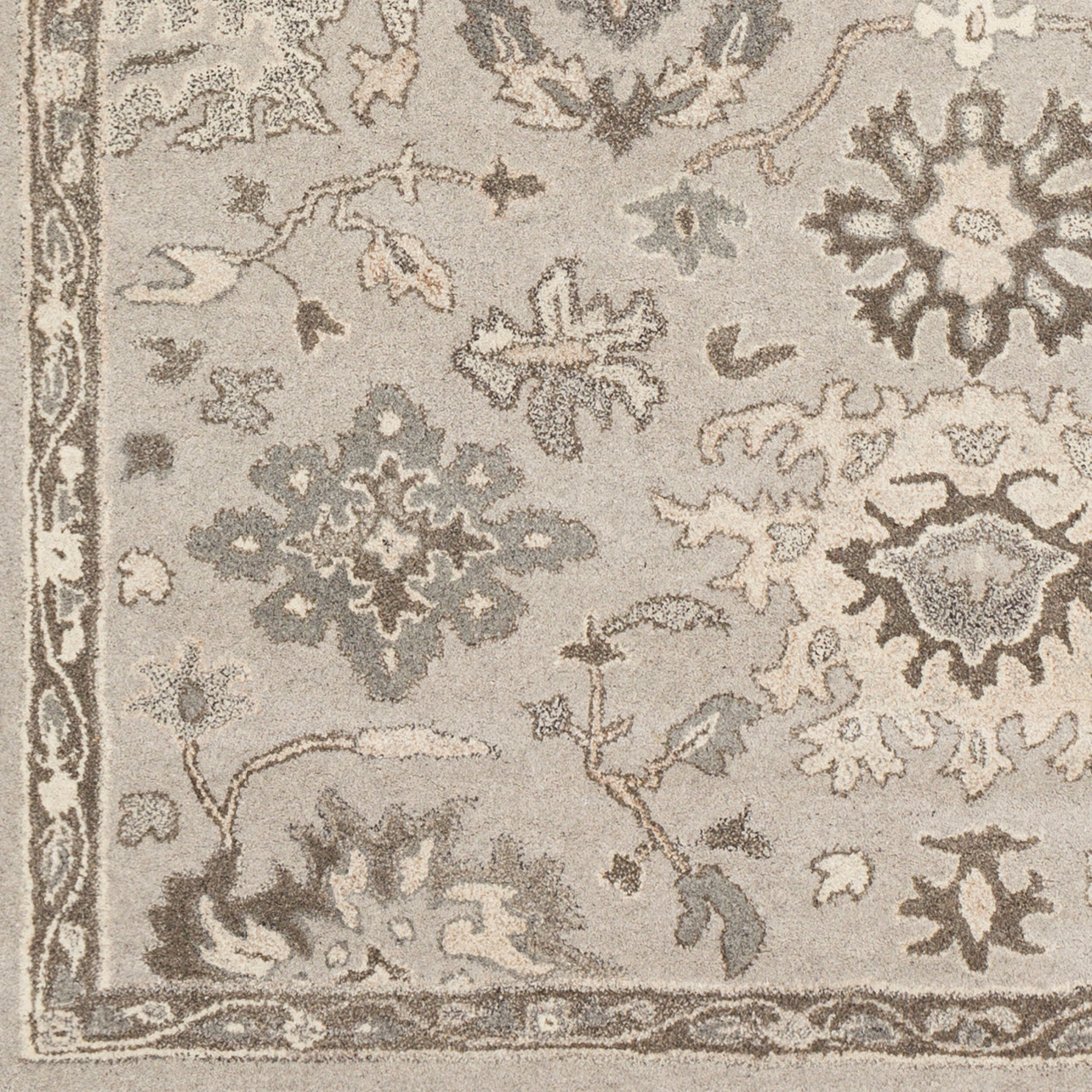 LIVABLISS Caesar CAE-1197 Taupe Hand Tufted Area Rug
