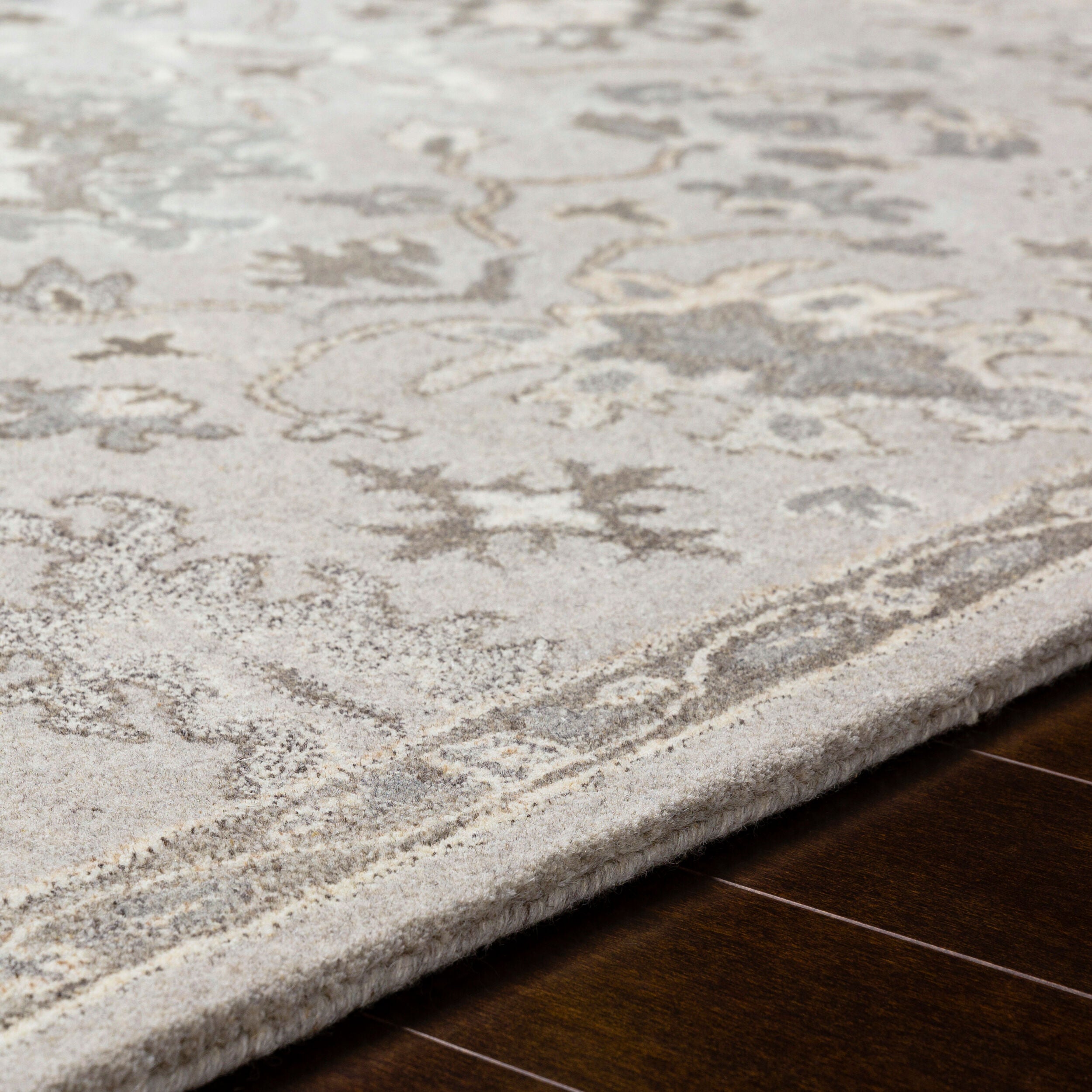 LIVABLISS Caesar CAE-1197 Taupe Hand Tufted Area Rug