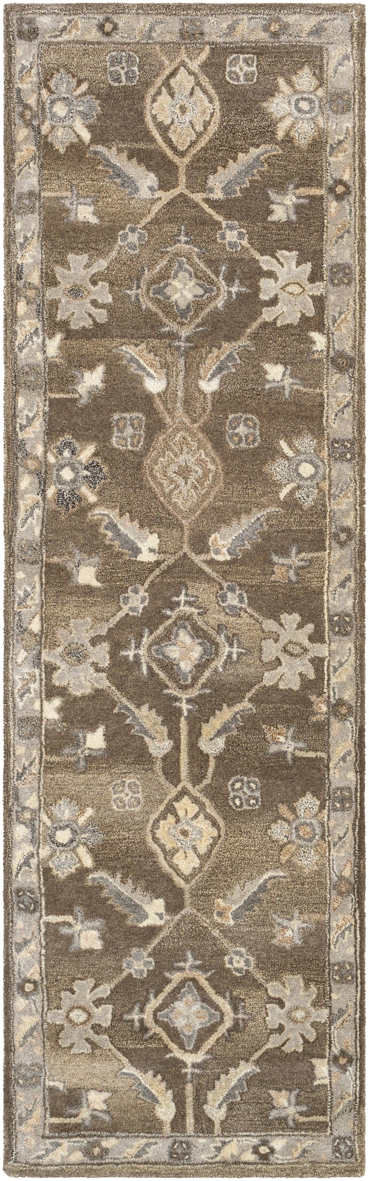 Caesar CAE-1200 Charcoal Area Rug by LIVABLISS