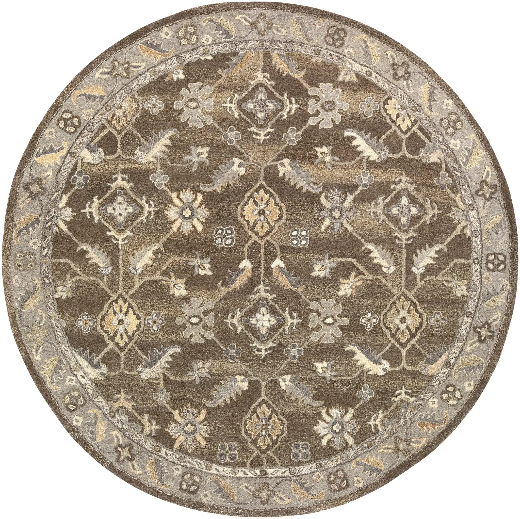 Caesar CAE-1200 Charcoal Area Rug by LIVABLISS