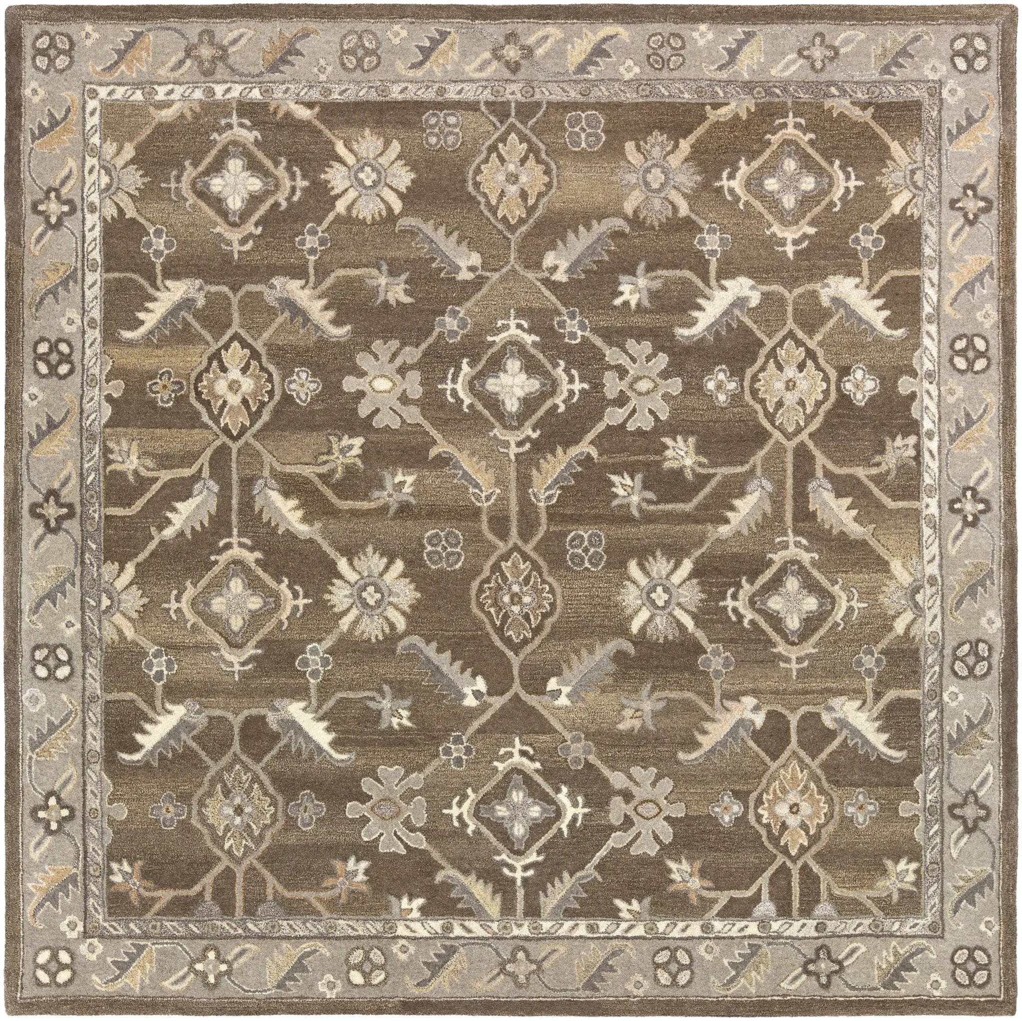 Caesar CAE-1200 Charcoal Area Rug by LIVABLISS
