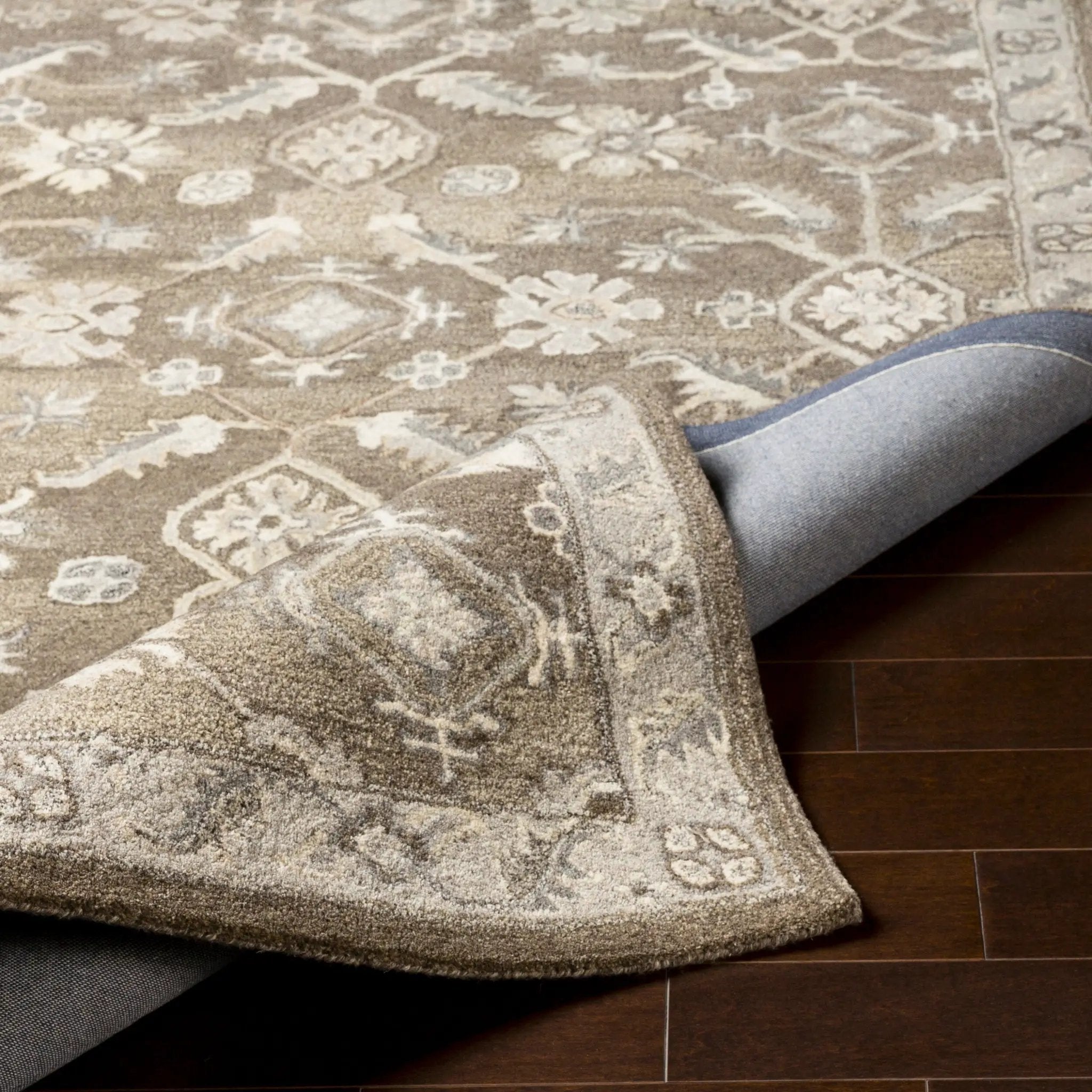Caesar CAE-1200 Charcoal Area Rug by LIVABLISS