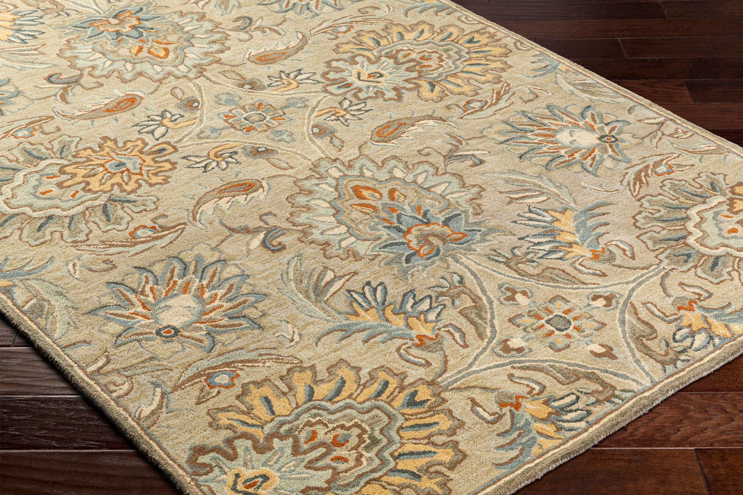 LIVABLISS Caesar CAE-1227 Medium Gray Hand Tufted Area Rug