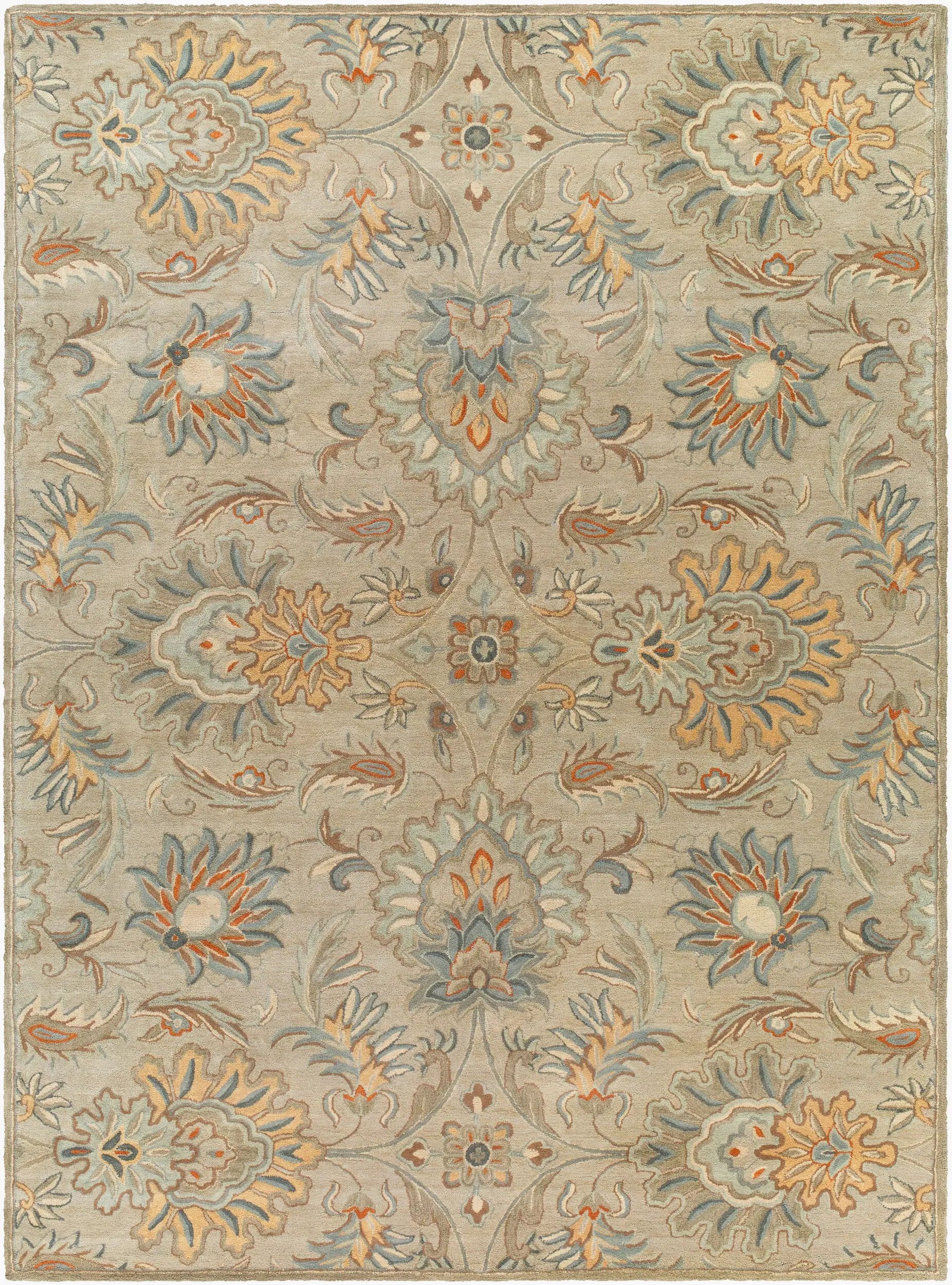 Caesar CAE-1227 Medium-Gray Area Rug by LIVABLISS